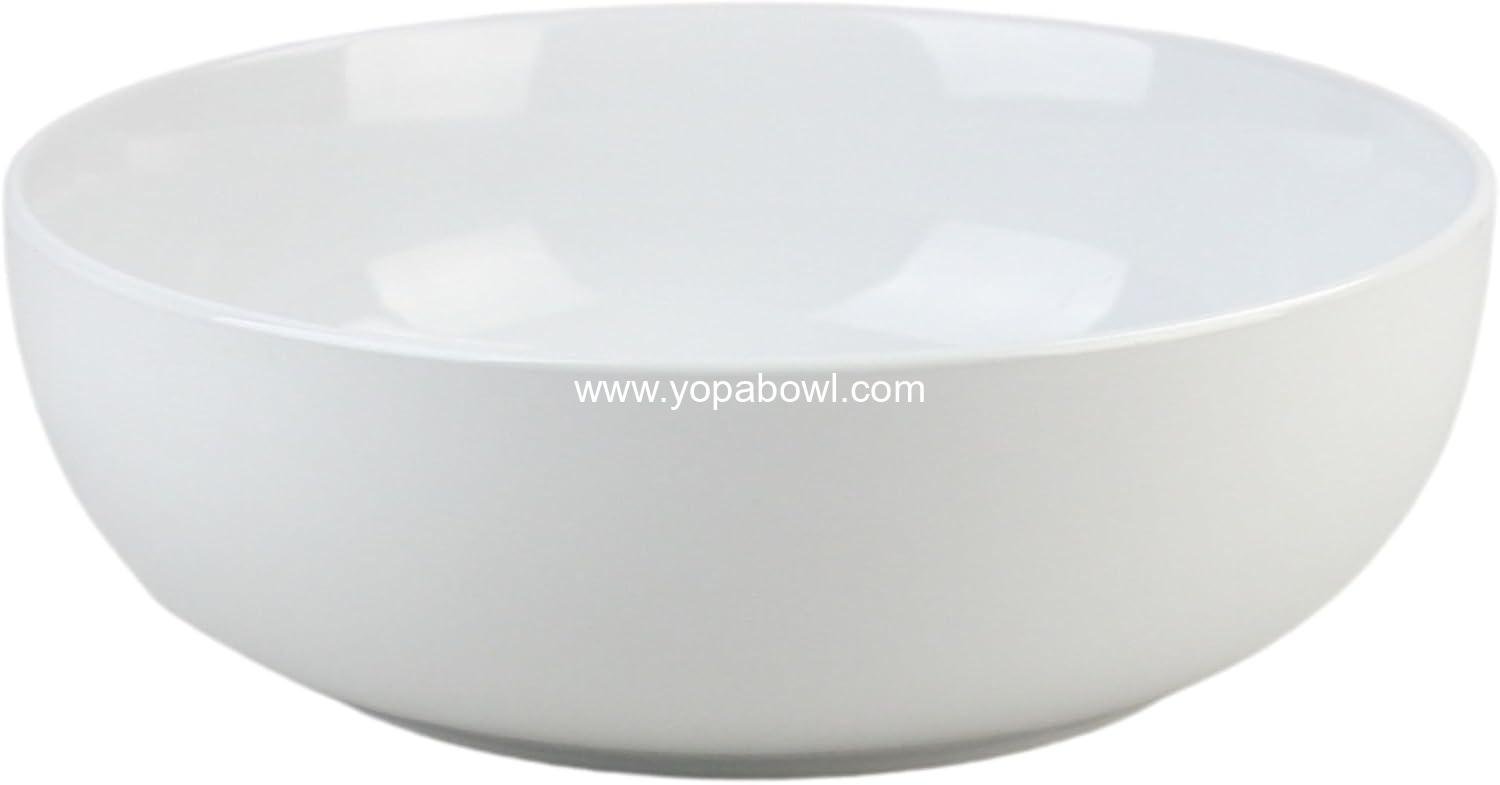 10 Strawberry Street Coupe Stoneware 9.5"/70oz Serving Bowl, White