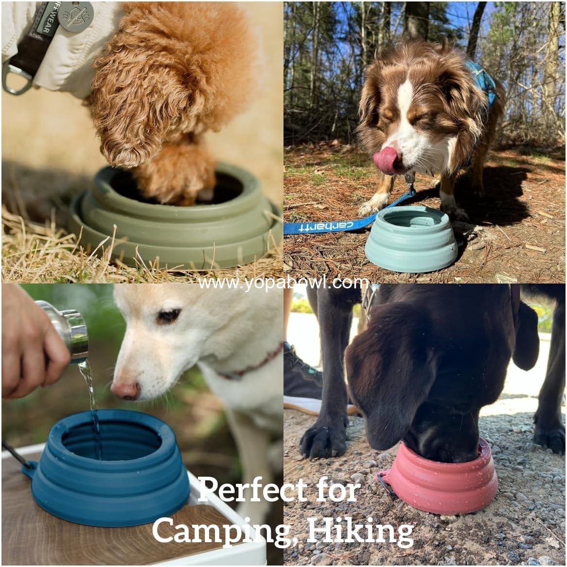 OEM 24oz Spill-Proof Collapsible Dog Water Bowl Portable No-Splash for Travel Cars Road Trips Cat Essentials Factory OEM 24oz Spill-Proof Collapsible Dog Water Bowl Portable No-Splash for Travel Cars Road Trips Cat Essentials Factory