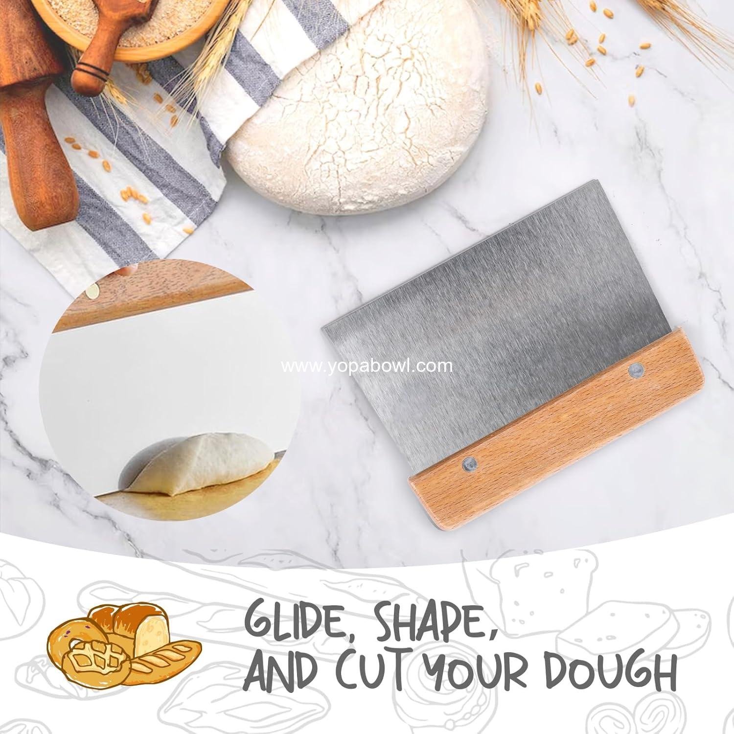 OEM Sourdough Proofing Baskets Round 8.5 Inch Set of 2 with Cloth Liner Scoring Lame Scraper Dough Bowl Kit for Bread Bakers Factory