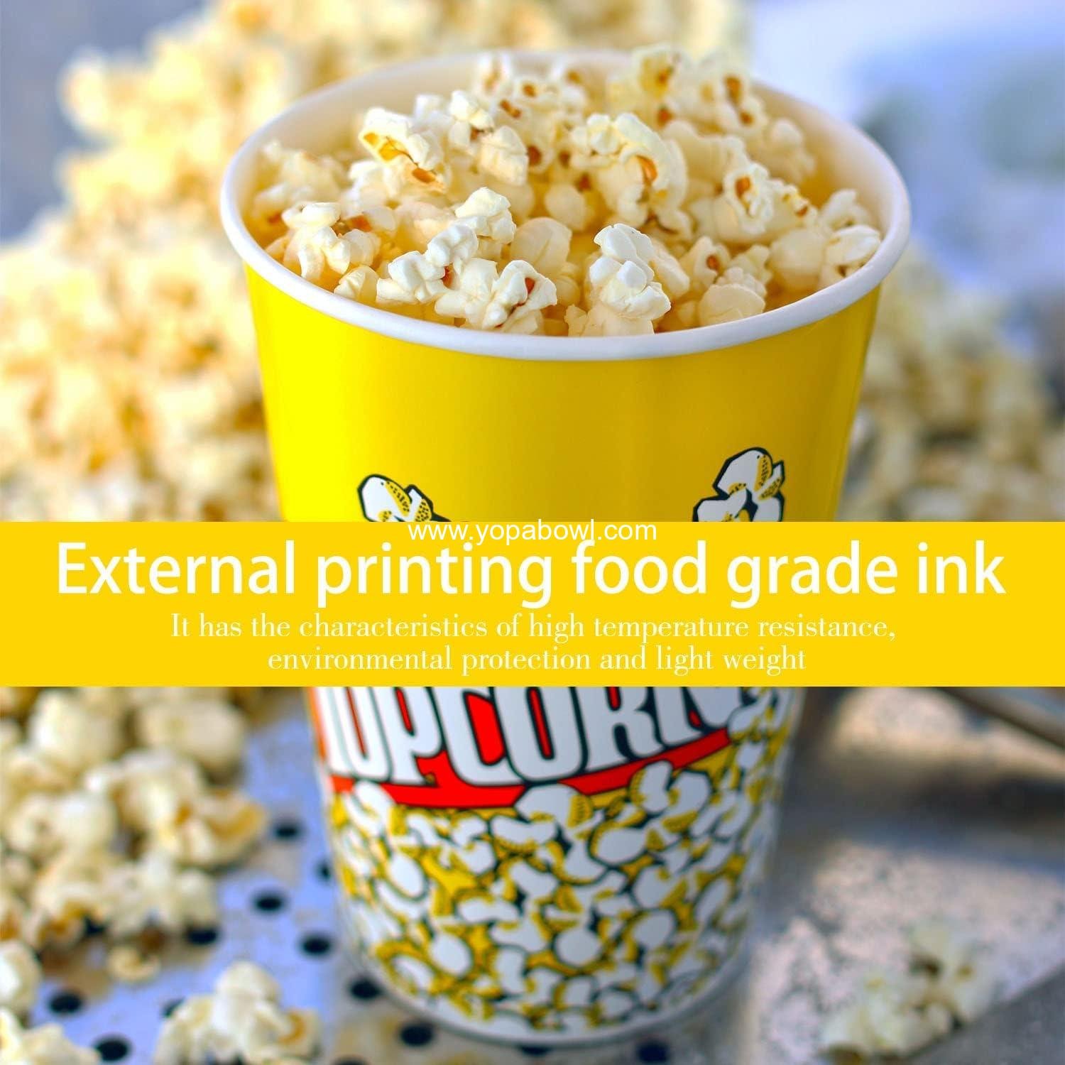 Wholesale 25 Pack 32oz Disposable Paper Popcorn Containers for Party Movie Use Factory