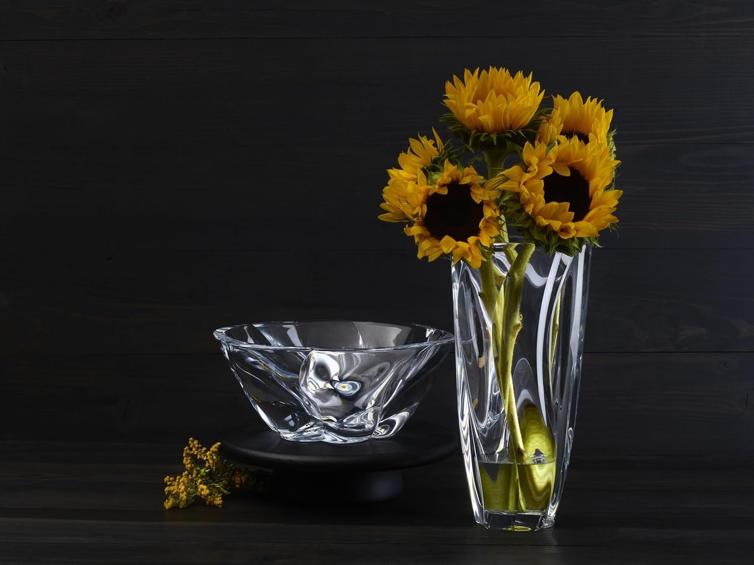 OEM 11 Inch Cassia Crystal Glass Bowl Factory