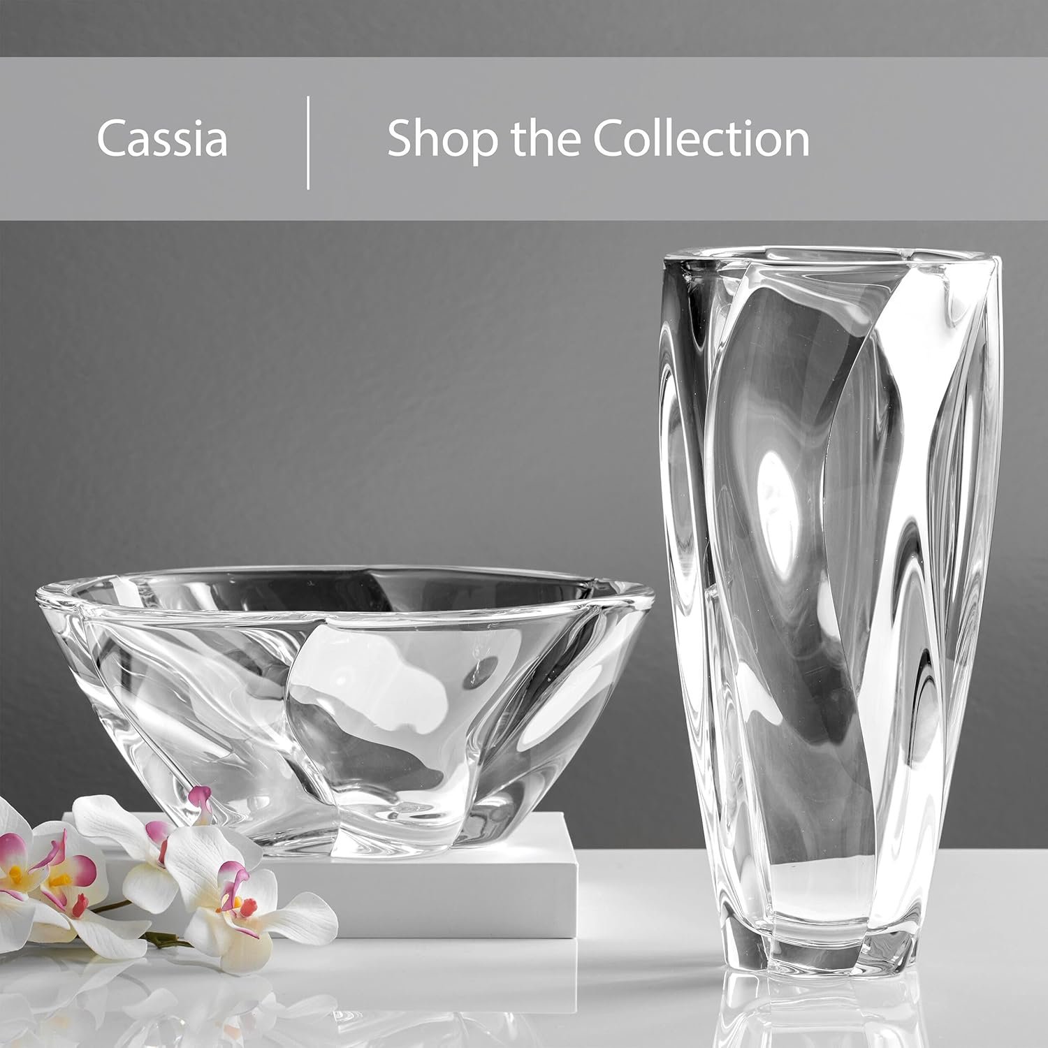 OEM 11 Inch Cassia Crystal Glass Bowl Factory