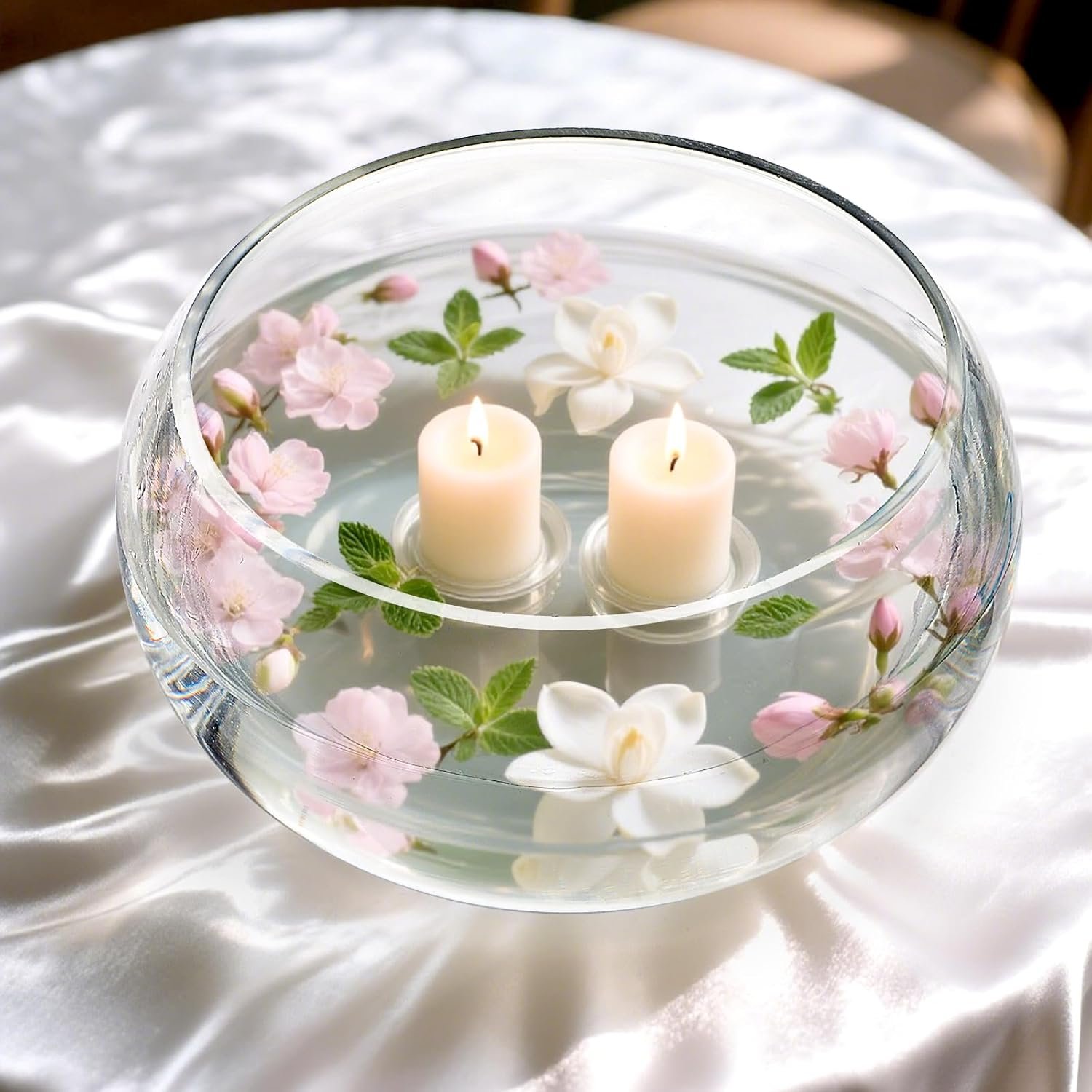 OEM 0.9 Gallon Clear Round Shallow Glass Fish Bowl with Decor for Betta Fish Aquatic Plants Includes Stones Tree Nets for Holiday Wedding Centerpiece Factory OEM 0.9 Gallon Clear Round Shallow Glass Fish Bowl with Decor for Betta Fish Aquatic Plants Includes Stones Tree Nets for Holiday Wedding Centerpiece Factory