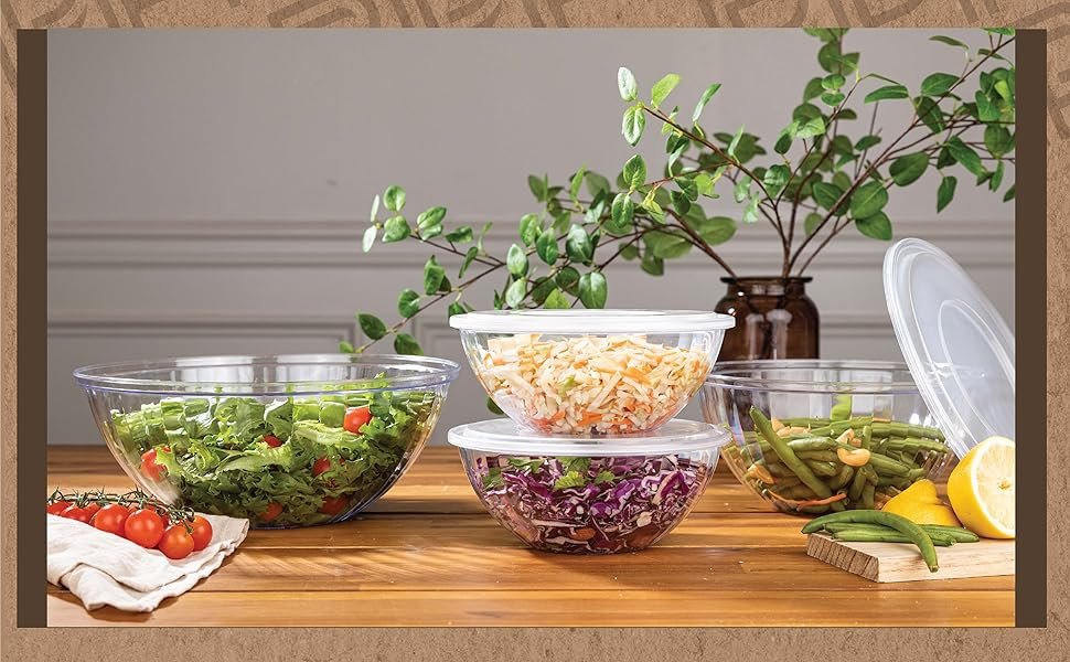 Wholesale 48-Ounce Disposable Round Crystal Clear Plastic Serving Bowls with Lids for Party Snacks Salads Chips Candy Pack of 2 Factory Wholesale 48-Ounce Disposable Round Crystal Clear Plastic Serving Bowls with Lids for Party Snacks Salads Chips Candy Pack of 2 Factory