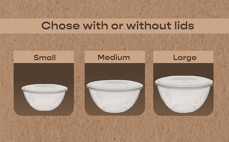 Wholesale 48-Ounce Disposable Round Crystal Clear Plastic Serving Bowls with Lids for Party Snacks Salads Chips Candy Pack of 2 Factory Wholesale 48-Ounce Disposable Round Crystal Clear Plastic Serving Bowls with Lids for Party Snacks Salads Chips Candy Pack of 2 Factory