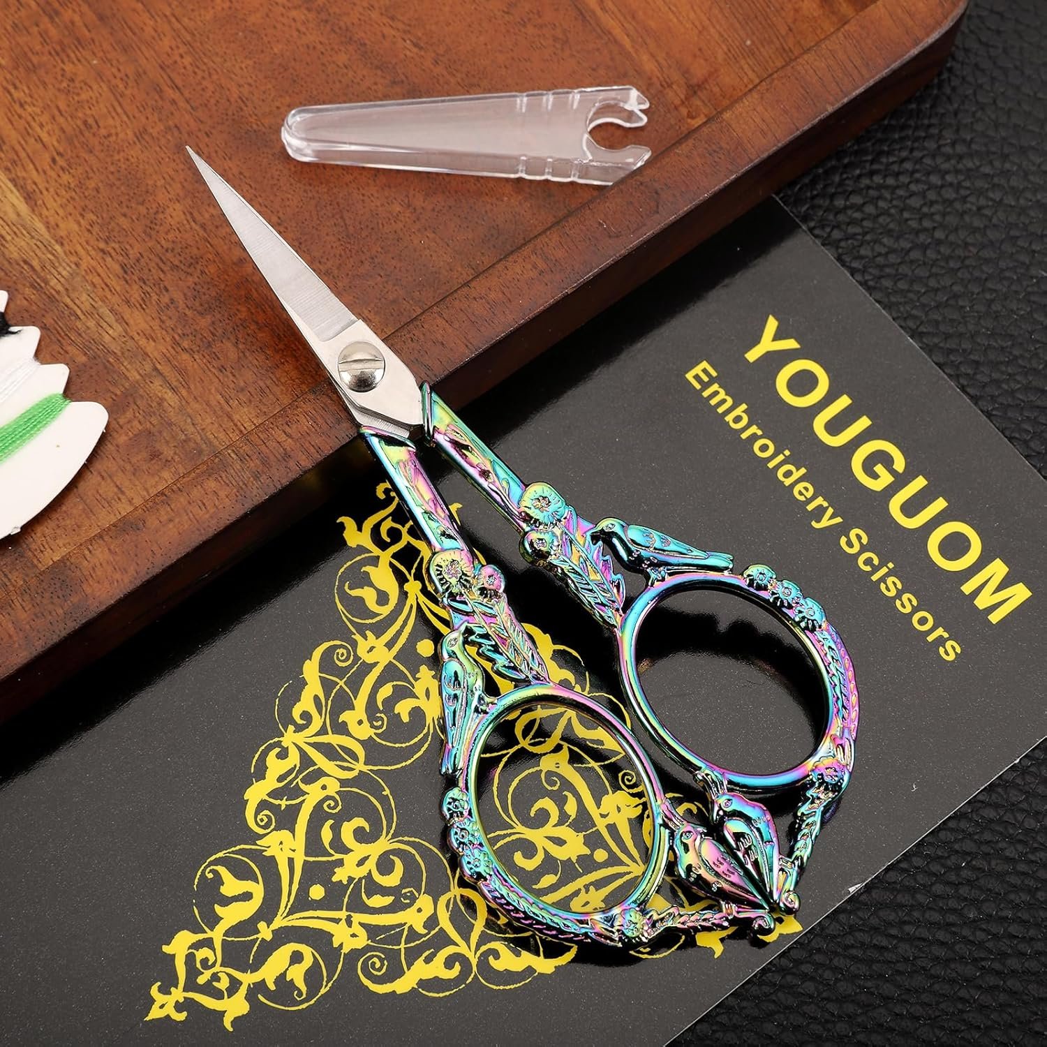 OEM Small Vintage Sharp Sewing Embroidery Scissors 4.6 Inch Detail Shears for Craft Needlework Yarn Handicraft DIY Thread Snips Rainbow Bird Style Factory OEM Small Vintage Sharp Sewing Embroidery Scissors 4.6 Inch Detail Shears for Craft Needlework Yarn Handicraft DIY Thread Snips Rainbow Bird Style Factory