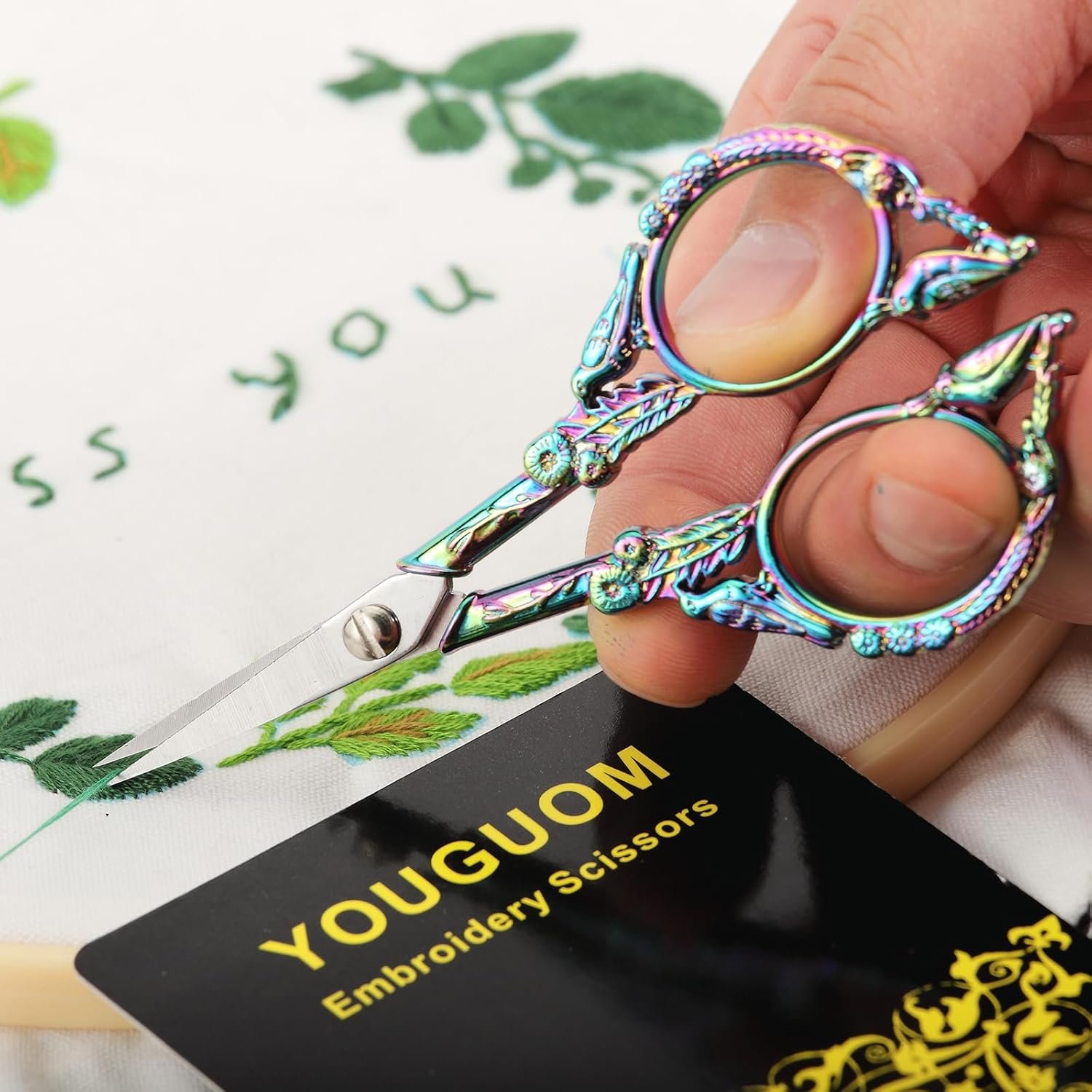 OEM Small Vintage Sharp Sewing Embroidery Scissors 4.6 Inch Detail Shears for Craft Needlework Yarn Handicraft DIY Thread Snips Rainbow Bird Style Factory OEM Small Vintage Sharp Sewing Embroidery Scissors 4.6 Inch Detail Shears for Craft Needlework Yarn Handicraft DIY Thread Snips Rainbow Bird Style Factory