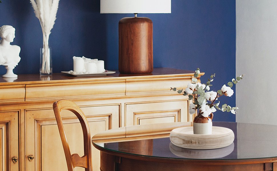 OEM 13 Inch Round Paulownia Wood Decorative Bowls Centerpiece for Home Decor Natural Fruit Bowl Coffee Table Key Tray Entryway Moss Holder Factory OEM 13 Inch Round Paulownia Wood Decorative Bowls Centerpiece for Home Decor Natural Fruit Bowl Coffee Table Key Tray Entryway Moss Holder Factory