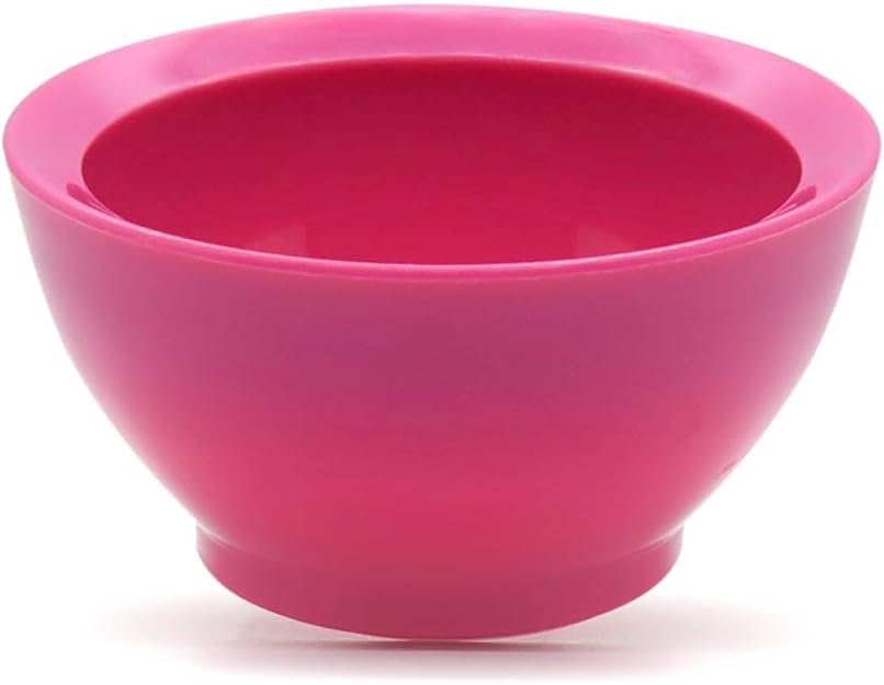 Wholesale 8oz Non-Spill Mini Plastic Bowl Set Reusable Kitchen Bowls with Concave Inner Lip and Non-Slip Base for Serving Dips Nuts Ice Cream Snacks Set of 6 Hibiscus Pink Factory