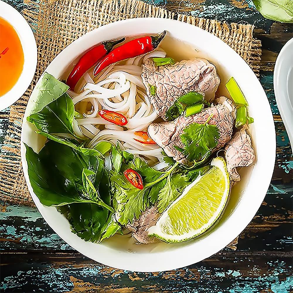 OEM 60 oz 8 Inch Large Off White Porcelain Soup Pho Ramen Bowls Set of 3 Factory