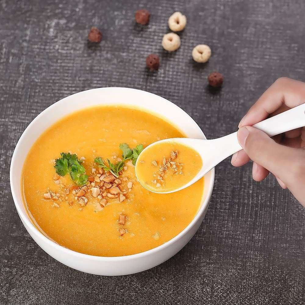 OEM 60 oz 8 Inch Large Off White Porcelain Soup Pho Ramen Bowls Set of 3 Factory