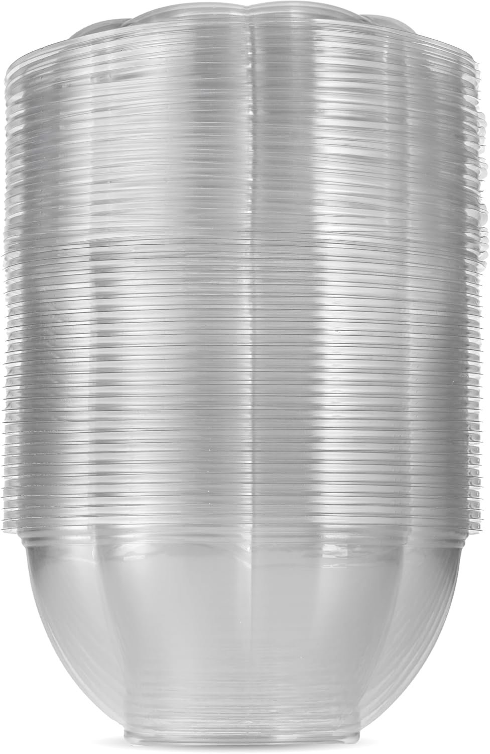 Wholesale 50 Pack 32oz Clear Plastic Salad Bowls with Snap-On Lids Disposable Medium Takeout Containers for Fruit Salads Quinoa Lunch Meal Prep Acai Bowls To-Go Parties Factory