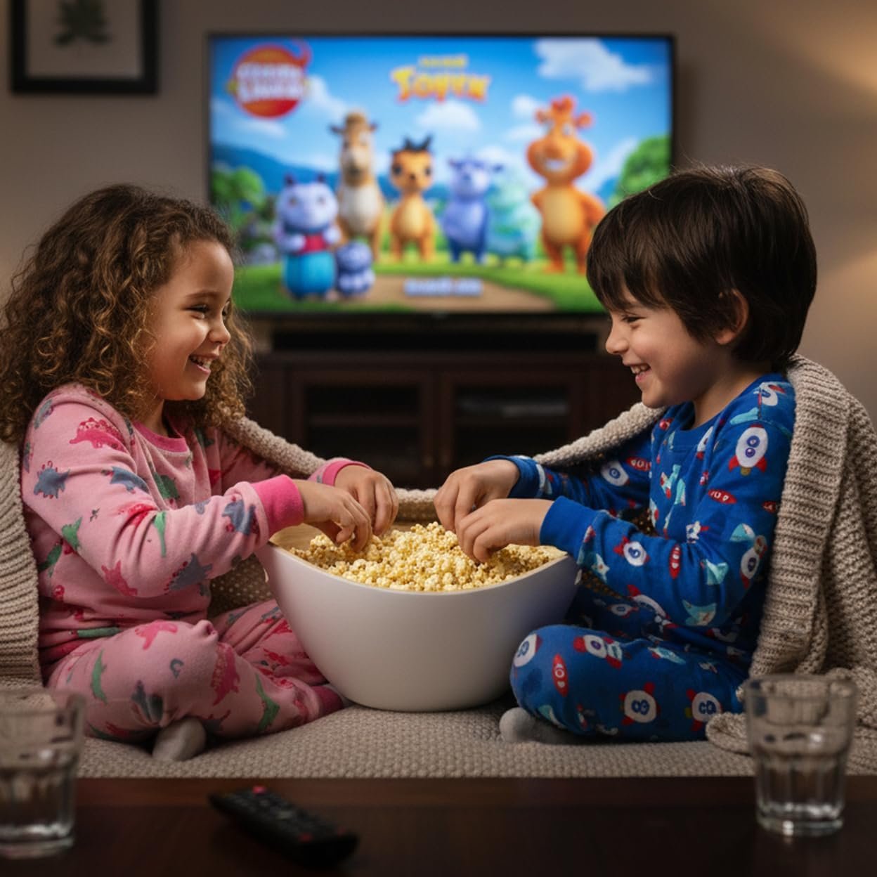 OEM Large Reusable Popcorn Bowl Chip Holder Snack Container Serving Bucket for Family Parties Lightweight Bamboo Wood OEM Large Reusable Popcorn Bowl Chip Holder Snack Container Serving Bucket for Family Parties Lightweight Bamboo Wood