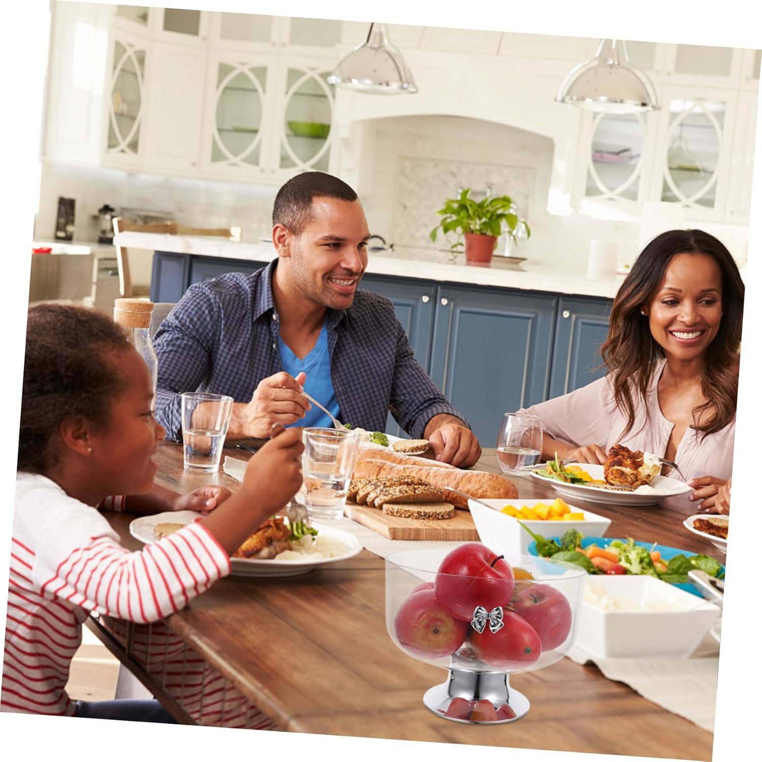 OEM Modern Tall Deep Acrylic Trifle Fruit Bowl for Kitchen Counter Home Party Use Factory OEM Modern Tall Deep Acrylic Trifle Fruit Bowl for Kitchen Counter Home Party Use Factory