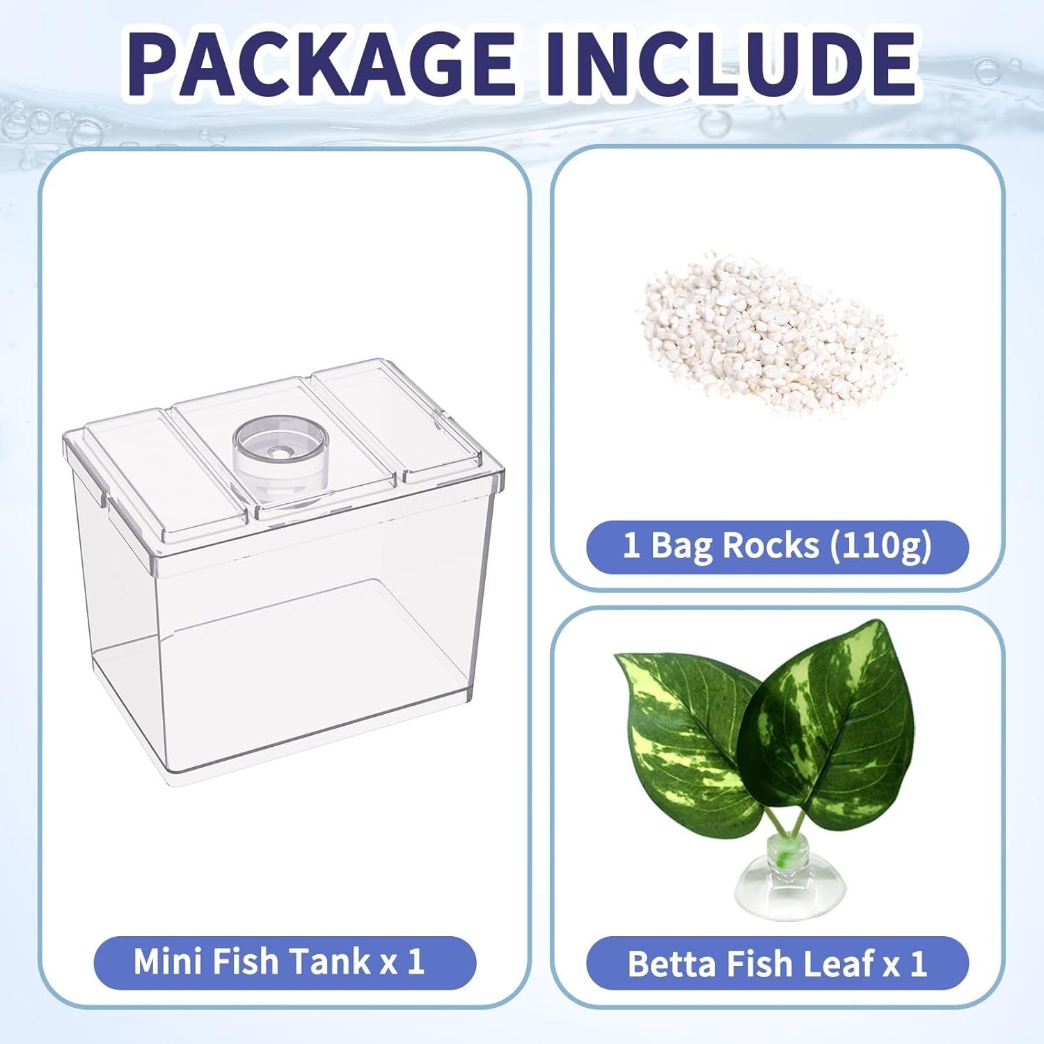 OEM Mini 0.2 Gallon Betta Fish Tank Stackable Cube Bowl Temporary Housing with Leaf Gravel for Small Fish Insects Shrimp Crabs Spiders (1 Pack) Factory OEM Mini 0.2 Gallon Betta Fish Tank Stackable Cube Bowl Temporary Housing with Leaf Gravel for Small Fish Insects Shrimp Crabs Spiders (1 Pack) Factory