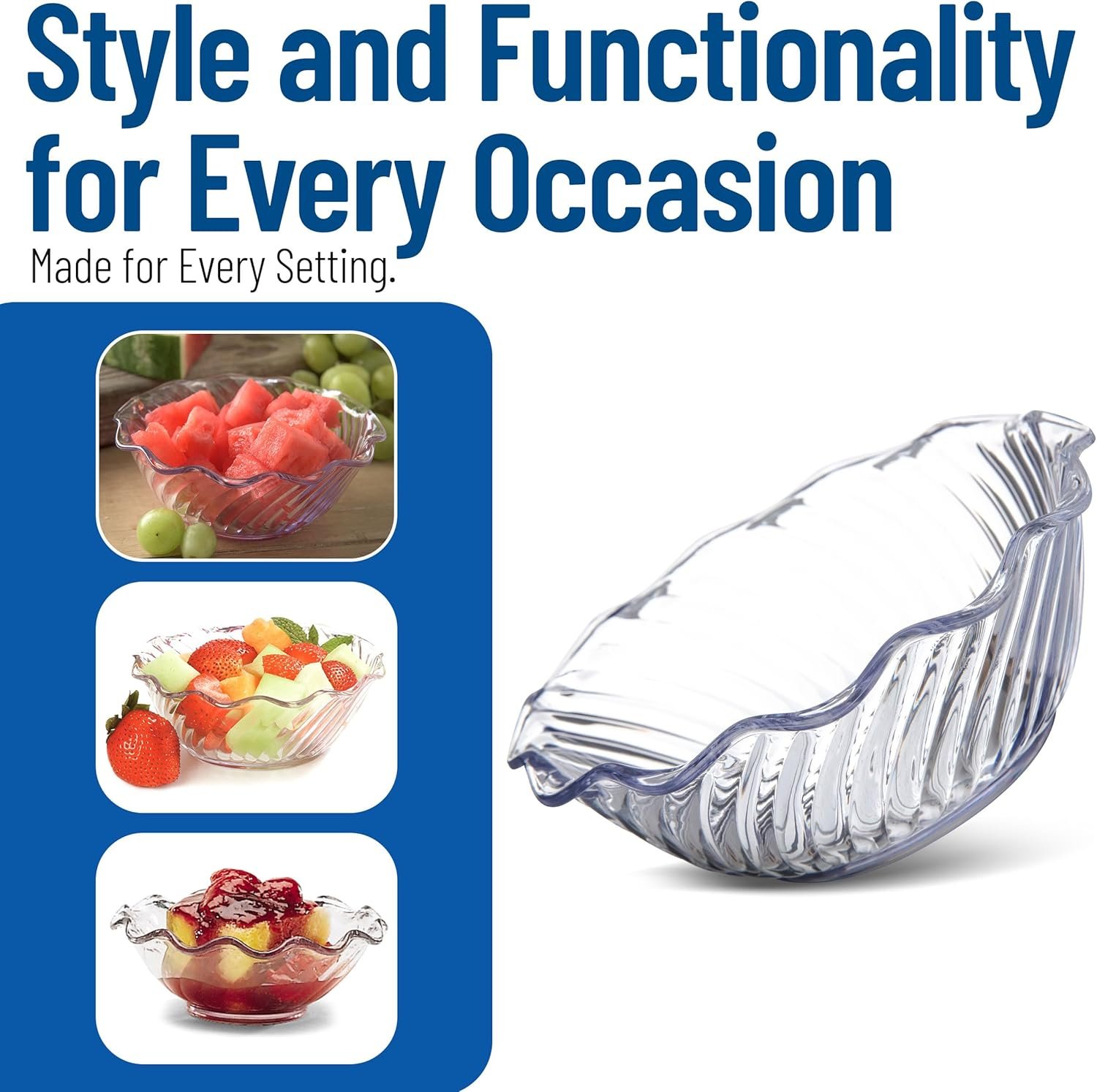 Wholesale 13 oz Clear Plastic Dessert Bowls Factory Wholesale 13 oz Clear Plastic Dessert Bowls Factory