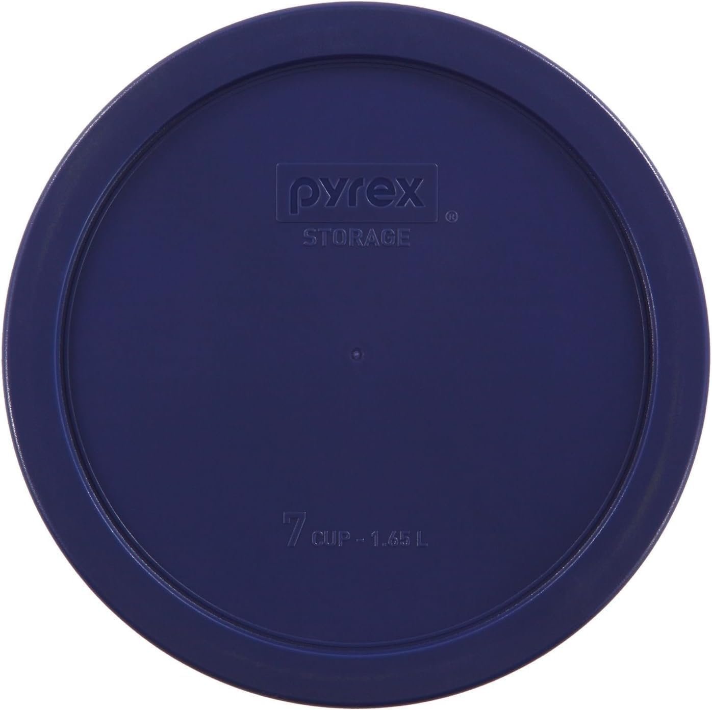 OEM 7-Cup Round Glass Food Storage Containers Blue Lids 2-Pack Factory