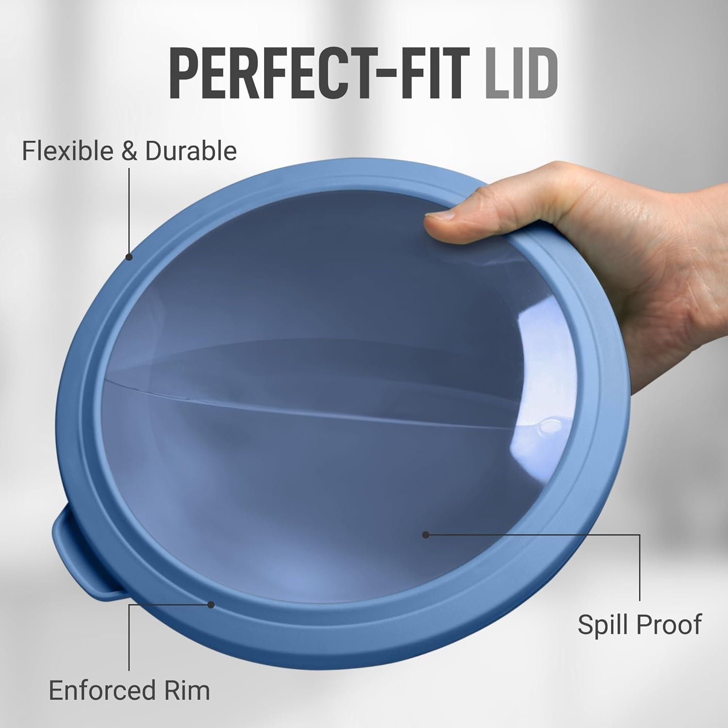 Wholesale 12 Piece Plastic Mixing Bowls with Leak-Proof Lids Set - Microwave and Freezer Safe for Preparing Serving Storing - Large Nesting Bowls (Blue Ombre) Factory Wholesale 12 Piece Plastic Mixing Bowls with Leak-Proof Lids Set - Microwave and Freezer Safe for Preparing Serving Storing - Large Nesting Bowls (Blue Ombre) Factory