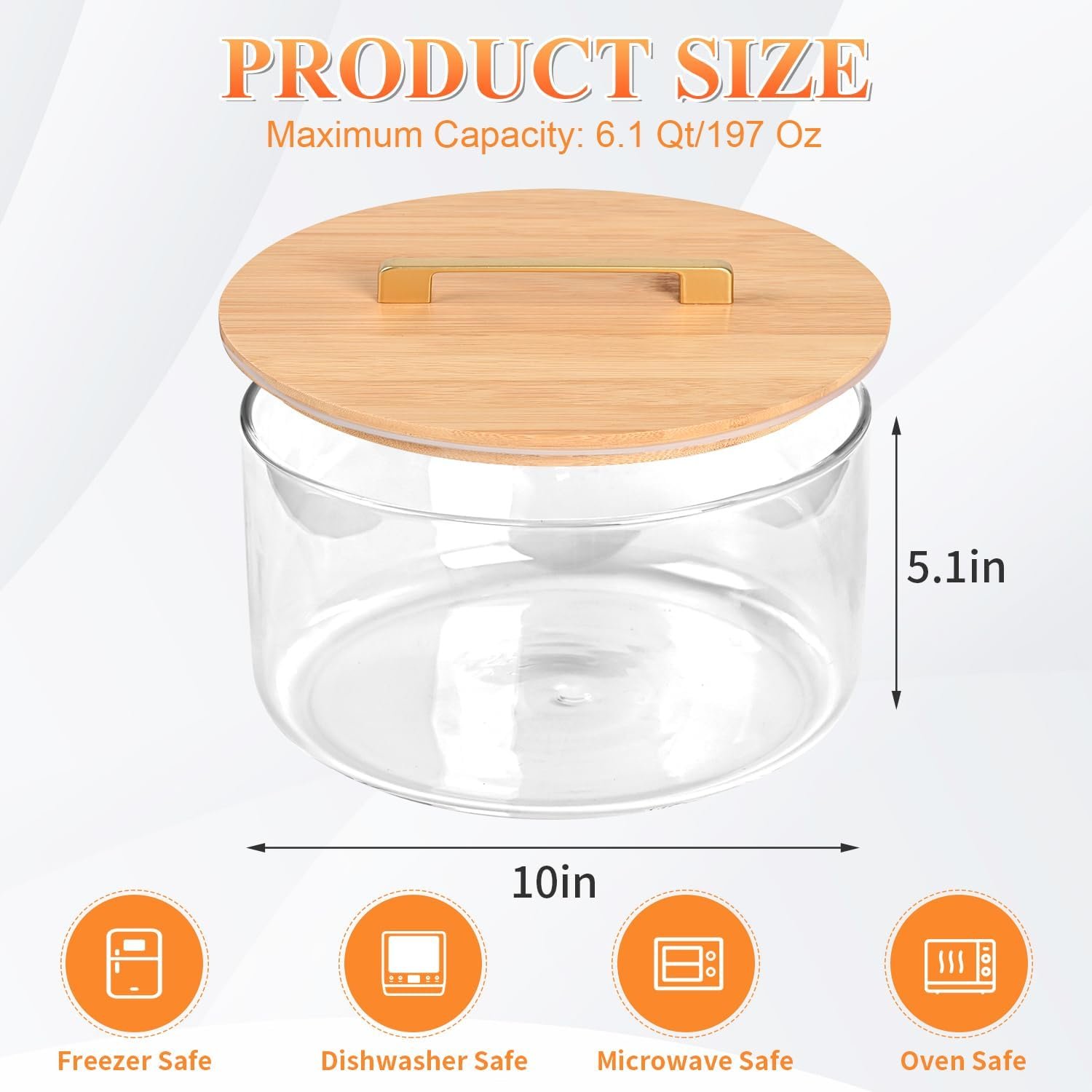 OEM 10 Inch Large Glass Trifle Salad Bowl with Sealed Lid Versatile for Mixing Serving Ice Cream Cake Fruit Baking Dessert Party DIY Microwave Safe Factory OEM 10 Inch Large Glass Trifle Salad Bowl with Sealed Lid Versatile for Mixing Serving Ice Cream Cake Fruit Baking Dessert Party DIY Microwave Safe Factory