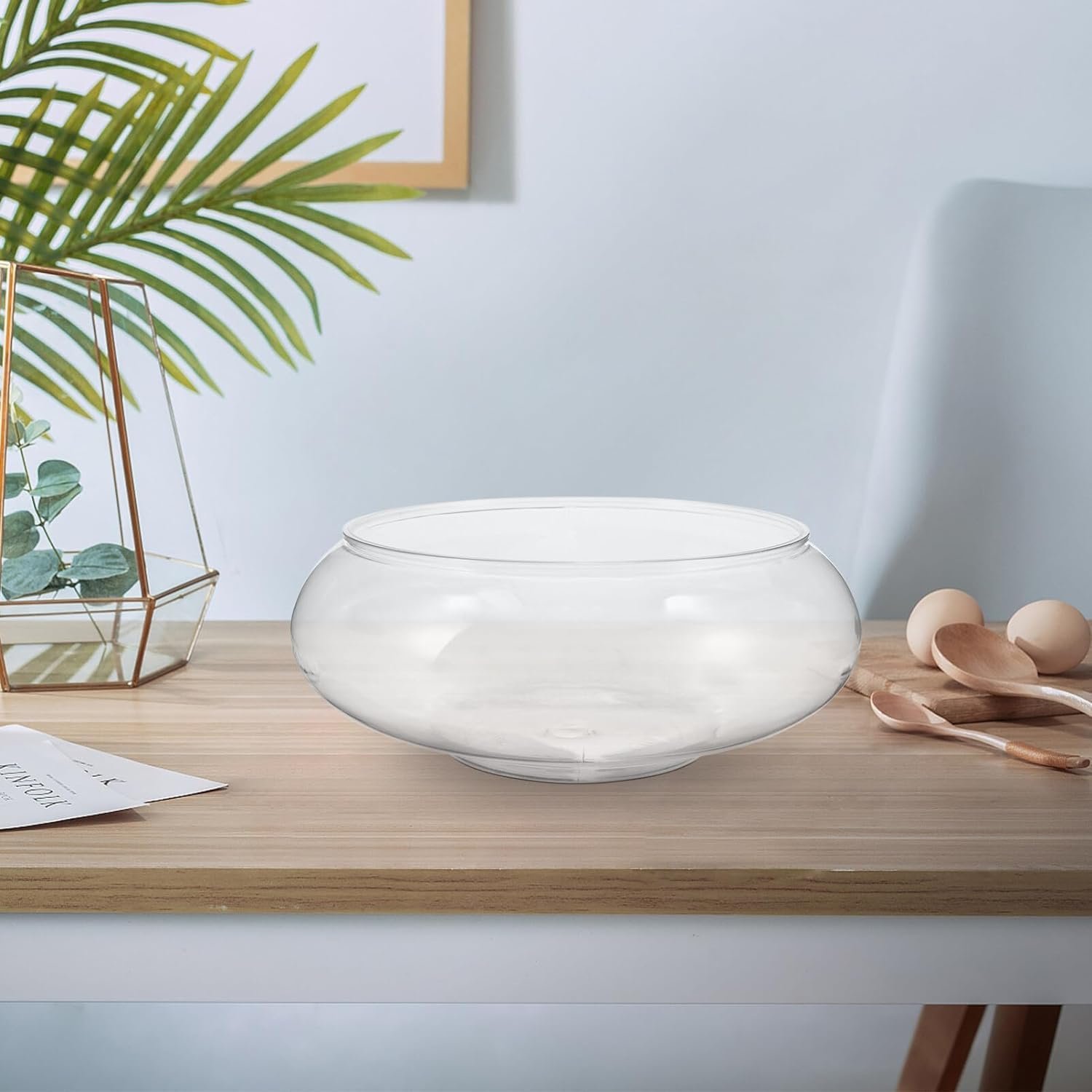 OEM Clear Bubble Fish Bowl Vase Round Shallow Planter Terrarium Aquatic Hydroponic Pot Aquarium Daffodil Container Factory