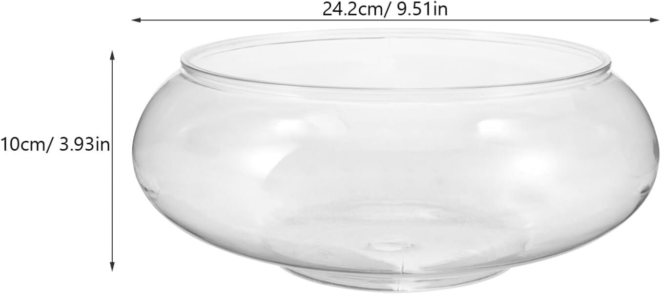 OEM Clear Bubble Fish Bowl Vase Round Shallow Planter Terrarium Aquatic Hydroponic Pot Aquarium Daffodil Container Factory