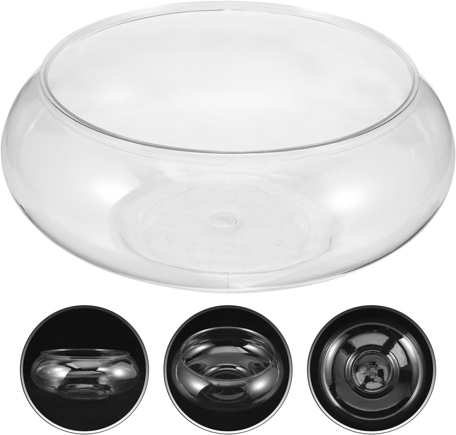 OEM Clear Bubble Fish Bowl Vase Round Shallow Planter Terrarium Aquatic Hydroponic Pot Aquarium Daffodil Container Factory