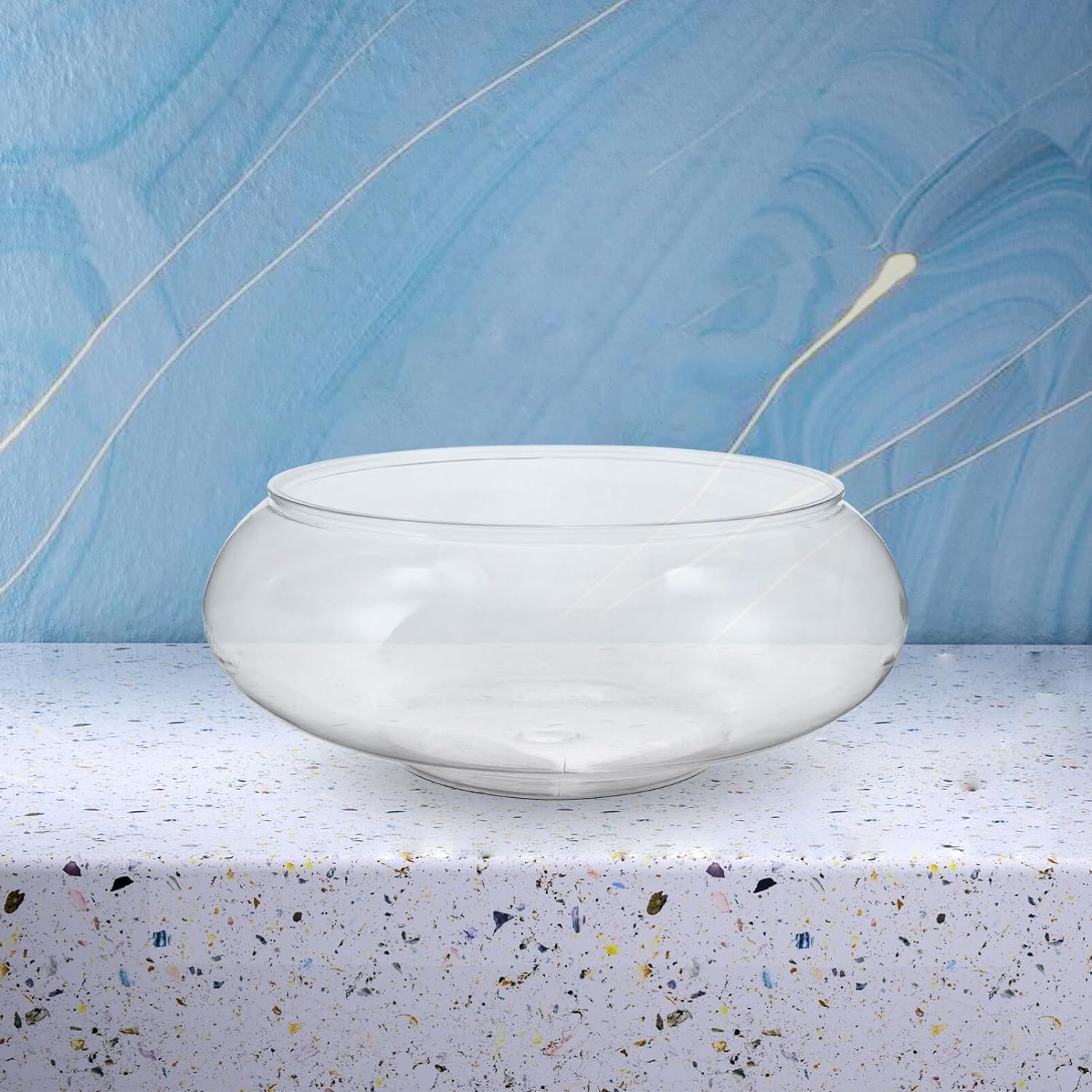 OEM Clear Bubble Fish Bowl Vase Round Shallow Planter Terrarium Aquatic Hydroponic Pot Aquarium Daffodil Container Factory