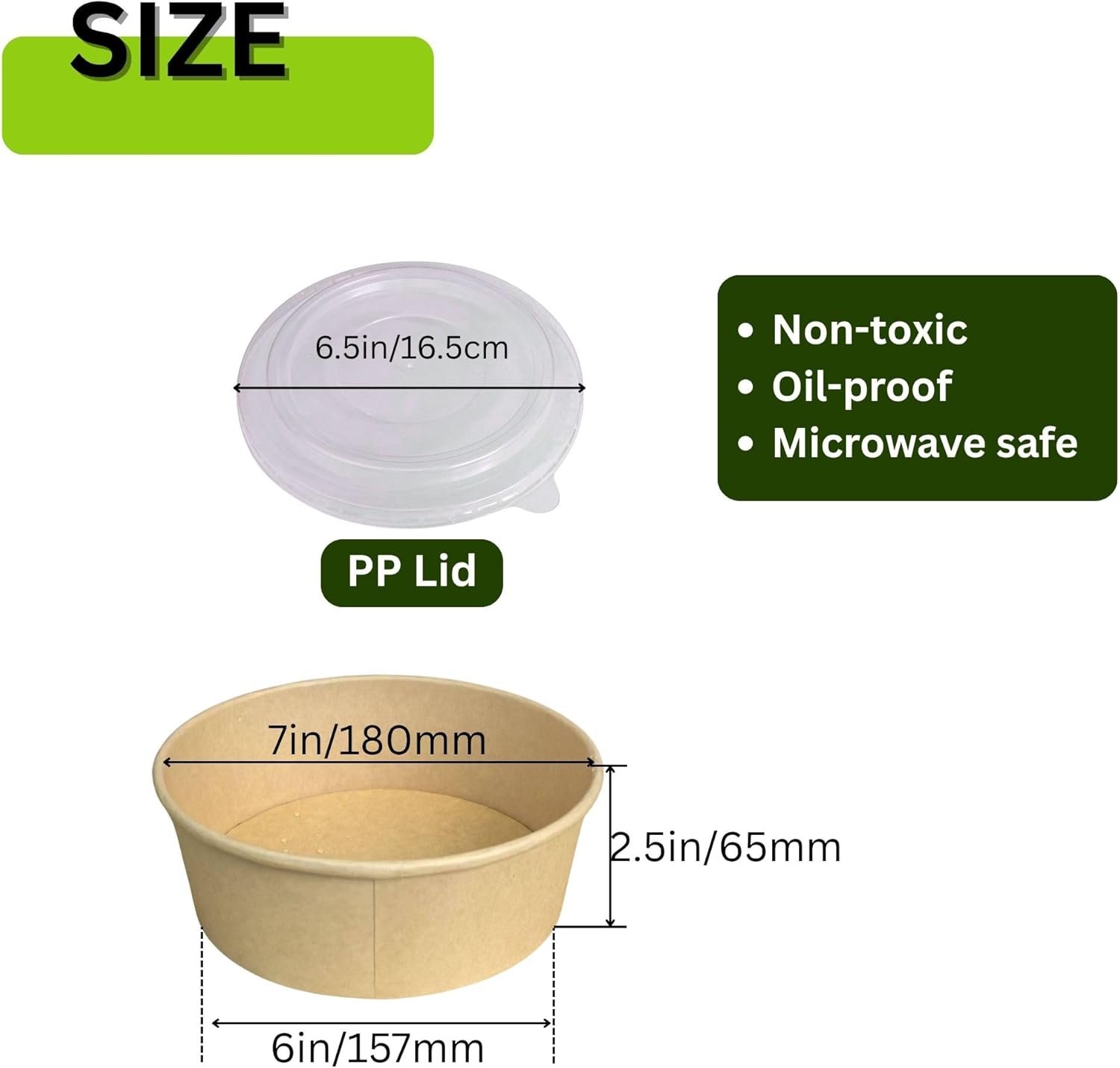 Wholesale 47oz Compostable Disposable Round Paper Bowls with Lids 50 Sets Microwave Leakproof Deli Containers Extra Large Meal Prep Factory Wholesale 47oz Compostable Disposable Round Paper Bowls with Lids 50 Sets Microwave Leakproof Deli Containers Extra Large Meal Prep Factory
