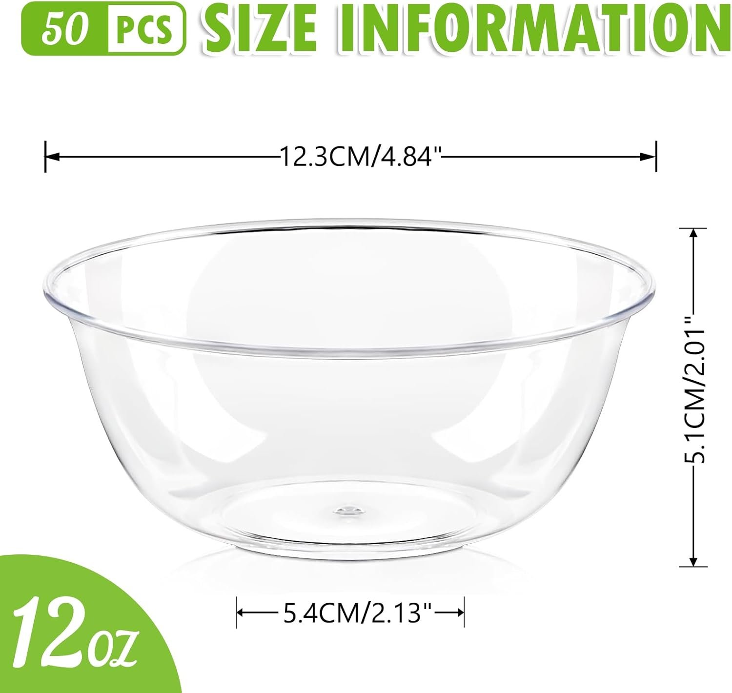 Wholesale 50 Pack 12 oz Clear Plastic Disposable Serving Bowls for Salad Soup Fruit Snack Appetizer Parfait Ice Cream Dessert Kitchen Birthday Wedding Catering Party Supplies Factory Wholesale 50 Pack 12 oz Clear Plastic Disposable Serving Bowls for Salad Soup Fruit Snack Appetizer Parfait Ice Cream Dessert Kitchen Birthday Wedding Catering Party Supplies Factory