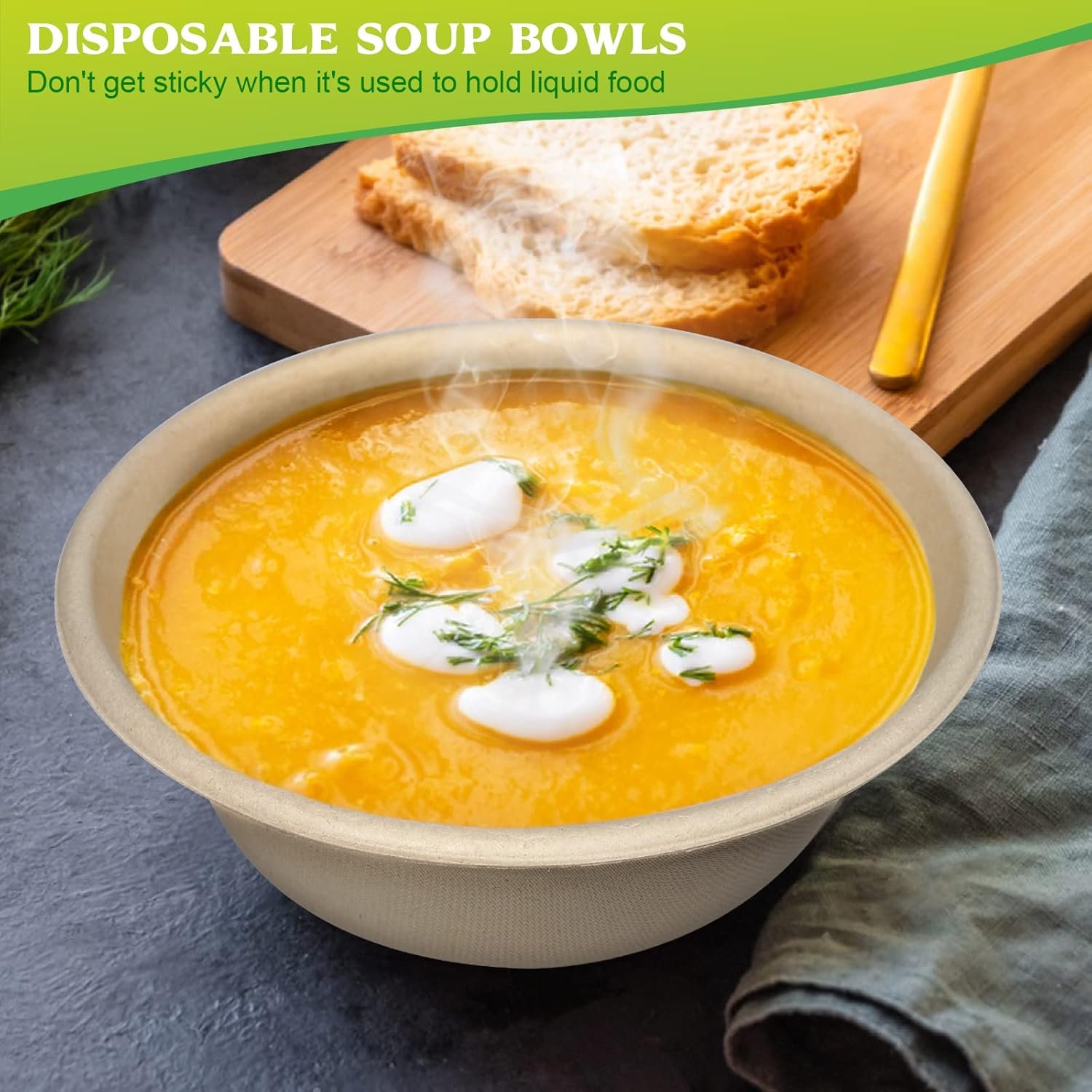 Wholesale 32oz Large Heavy Duty Biodegradable Microwavable Eco Friendly Bagasse Paper Bowls 120 Pack for Hot Soup Milk Cereals Snacks Salads Factory Wholesale 32oz Large Heavy Duty Biodegradable Microwavable Eco Friendly Bagasse Paper Bowls 120 Pack for Hot Soup Milk Cereals Snacks Salads Factory