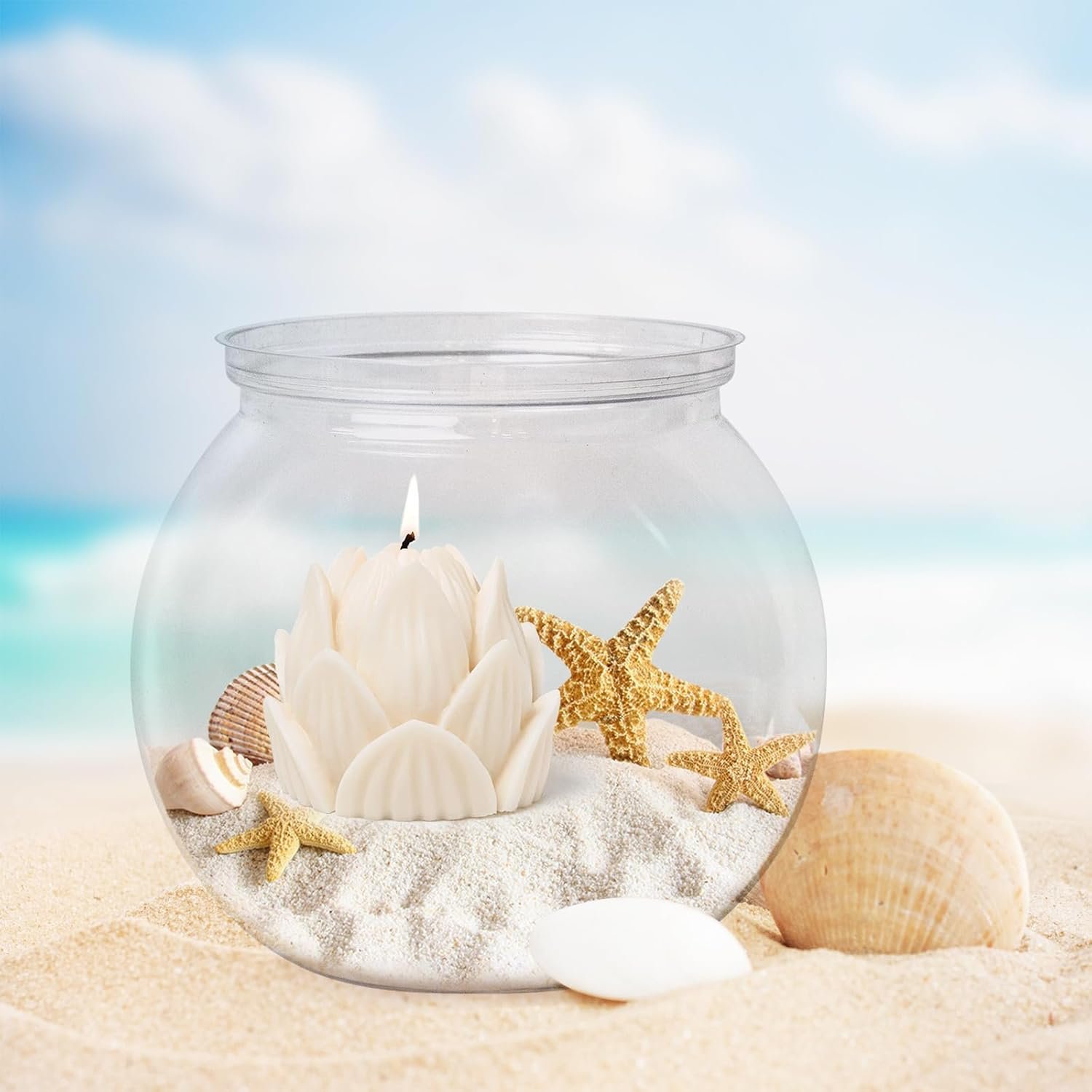 Wholesale 9 Pcs 26 Oz Clear Unbreakable Plastic Fish Bowls Mini Betta Tanks for Candy Carnival Games Halloween Table Centerpieces Party Decor Factory