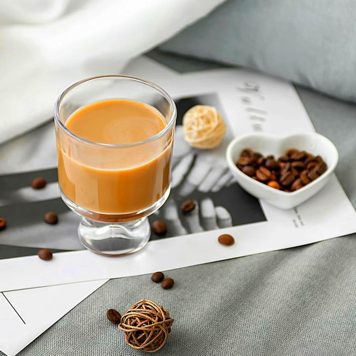 Wholesale 4-Pack 8.2 oz Footed Glass Dessert Bowls for Ice Cream Trifle Pudding Snacks Salads Sundaes Cocktails Factory