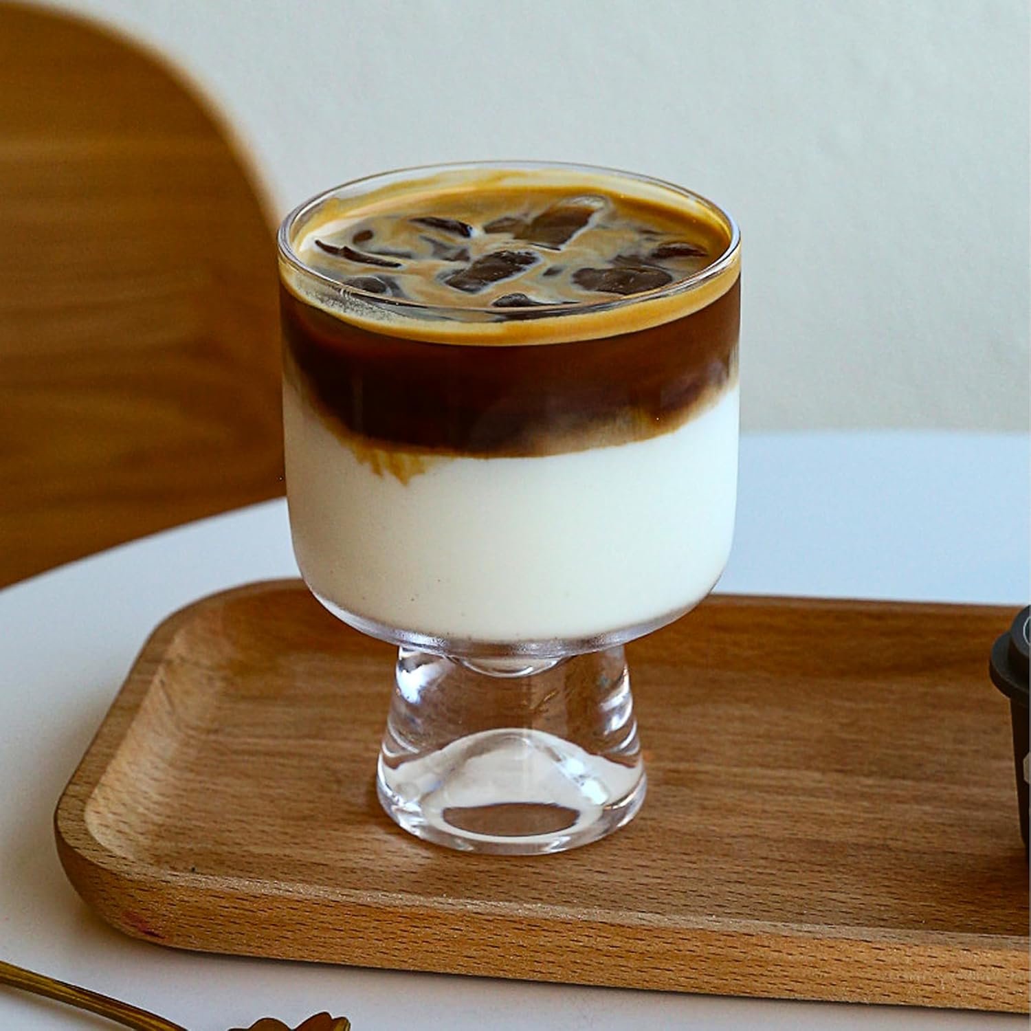 Wholesale 4-Pack 8.2 oz Footed Glass Dessert Bowls for Ice Cream Trifle Pudding Snacks Salads Sundaes Cocktails Factory