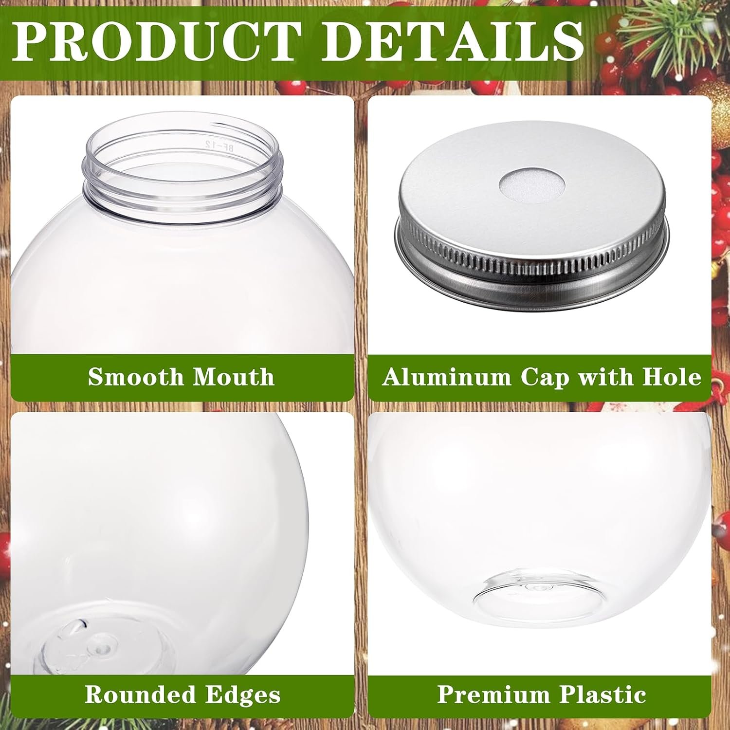 Wholesale 18 Pack 16.9 Oz Plastic Fish Bowls Clear Spherical Drinking Cups with Lids Straws for Party Carnival Games Candy Favors Centerpieces Factory Wholesale 18 Pack 16.9 Oz Plastic Fish Bowls Clear Spherical Drinking Cups with Lids Straws for Party Carnival Games Candy Favors Centerpieces Factory