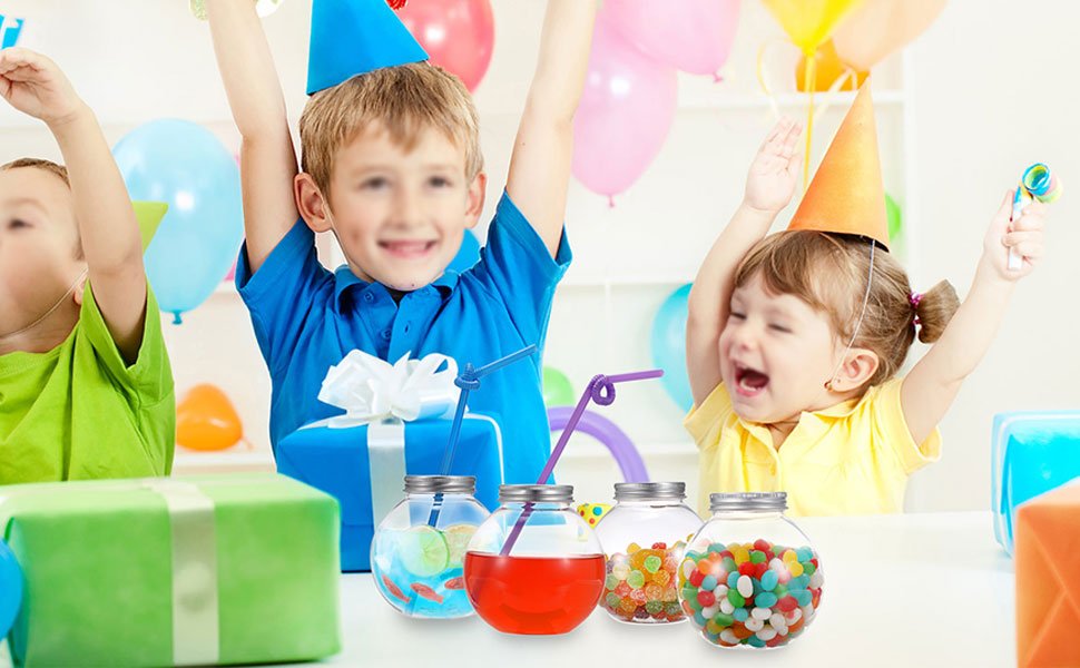 Wholesale 18 Pack 16.9 Oz Plastic Fish Bowls Clear Spherical Drinking Cups with Lids Straws for Party Carnival Games Candy Favors Centerpieces Factory Wholesale 18 Pack 16.9 Oz Plastic Fish Bowls Clear Spherical Drinking Cups with Lids Straws for Party Carnival Games Candy Favors Centerpieces Factory