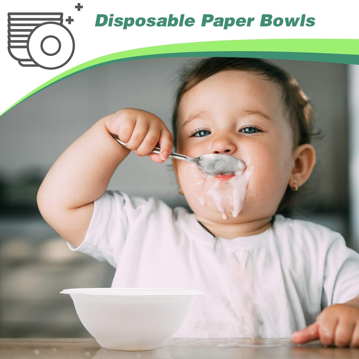 Wholesale 100 Pcs 8oz Disposable Paper Bowls Natural Compostable White Heavy-Duty Bagasse for Parties Catering Everyday Use Factory Wholesale 100 Pcs 8oz Disposable Paper Bowls Natural Compostable White Heavy-Duty Bagasse for Parties Catering Everyday Use Factory