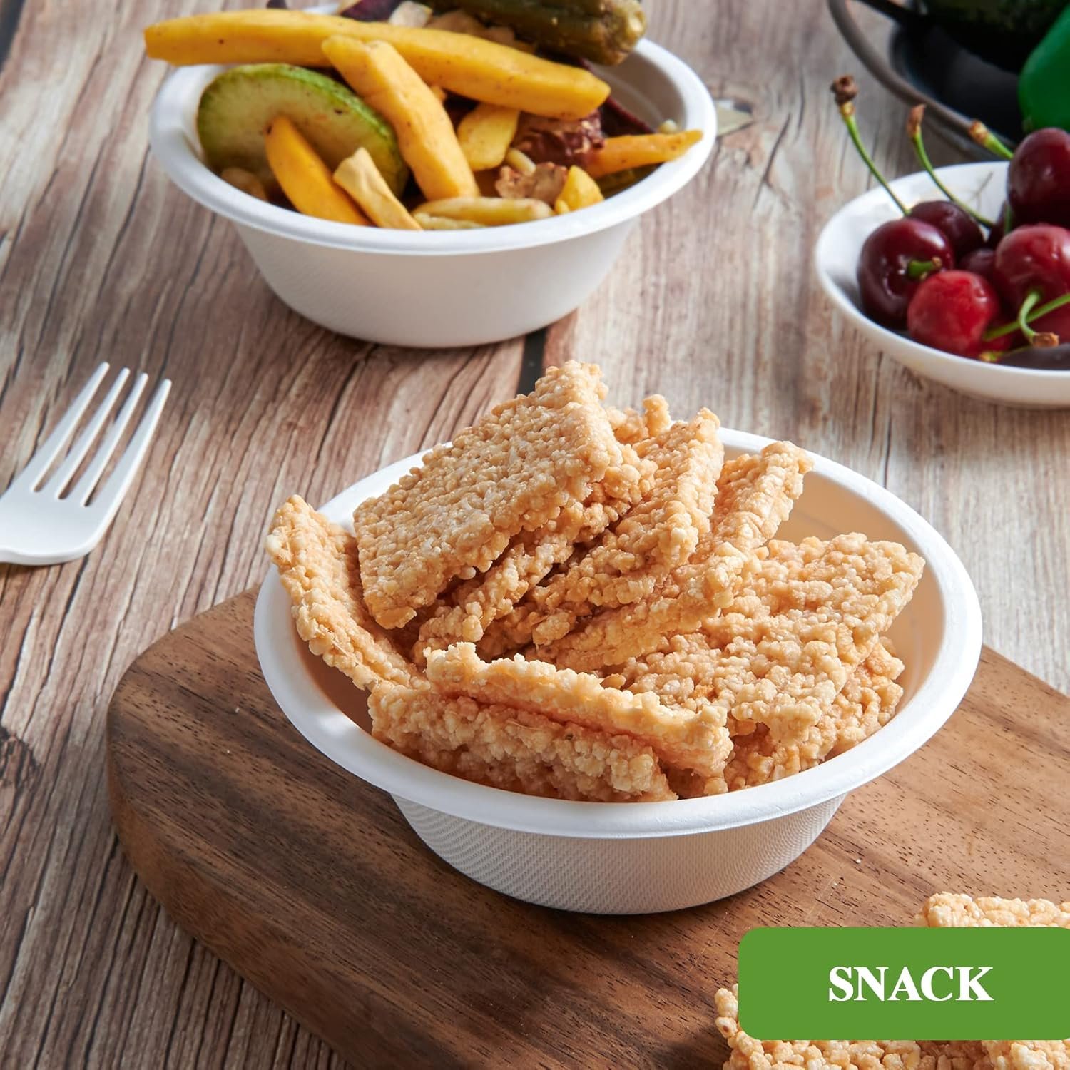 Wholesale 500 Pack 12 OZ Disposable Compostable Eco-Friendly Bagasse Paper Bowls Heavy-Duty for Cereals Snacks Salads Factory Wholesale 500 Pack 12 OZ Disposable Compostable Eco-Friendly Bagasse Paper Bowls Heavy-Duty for Cereals Snacks Salads Factory