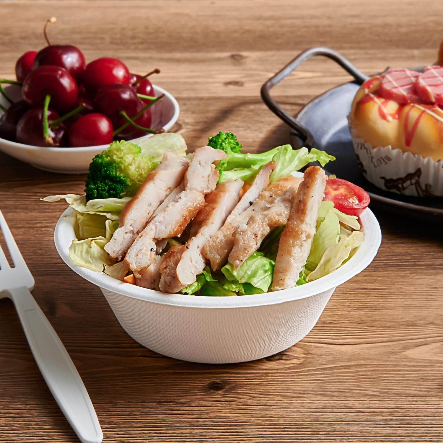 Wholesale 500 Pack 12 OZ Disposable Compostable Eco-Friendly Bagasse Paper Bowls Heavy-Duty for Cereals Snacks Salads Factory Wholesale 500 Pack 12 OZ Disposable Compostable Eco-Friendly Bagasse Paper Bowls Heavy-Duty for Cereals Snacks Salads Factory