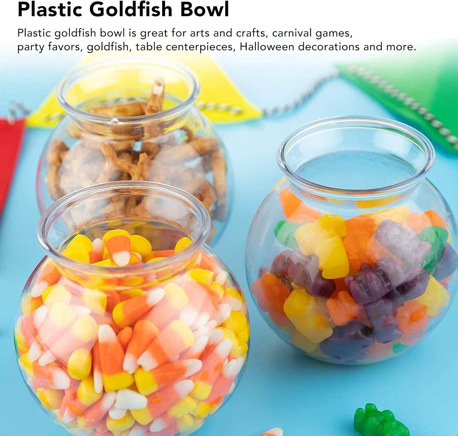 Wholesale Unbreakable Small Round Plastic Fish Bowl Heavy Duty Centerpiece for Candy Carnival Games Prizes Party Decorations Factory Wholesale Unbreakable Small Round Plastic Fish Bowl Heavy Duty Centerpiece for Candy Carnival Games Prizes Party Decorations Factory