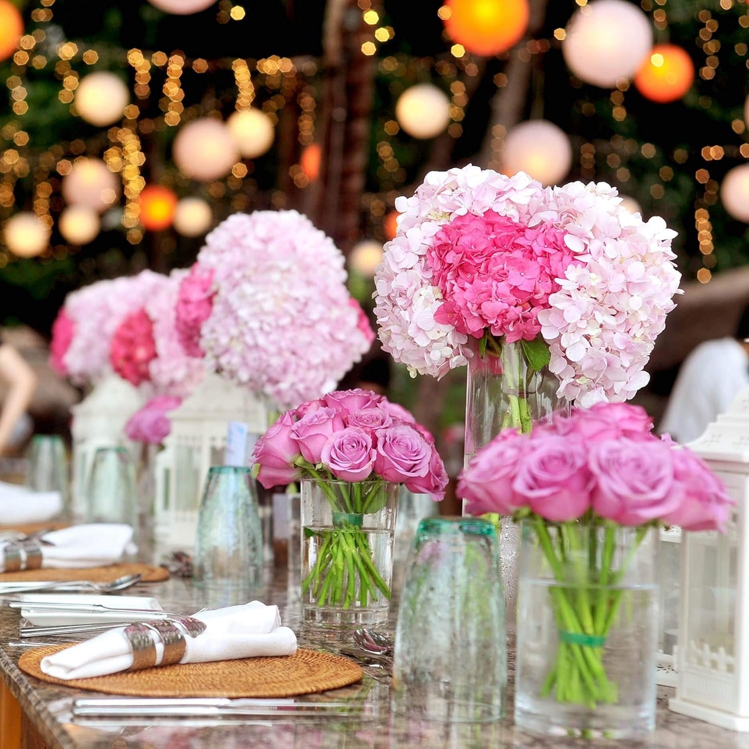 Wholesale Thick Cylinder Vase 6 Inch Width 8 Inch Height Clear Glass Terrarium Candle Holder for Wedding Centerpieces Events Home Decor 1 Piece Factory