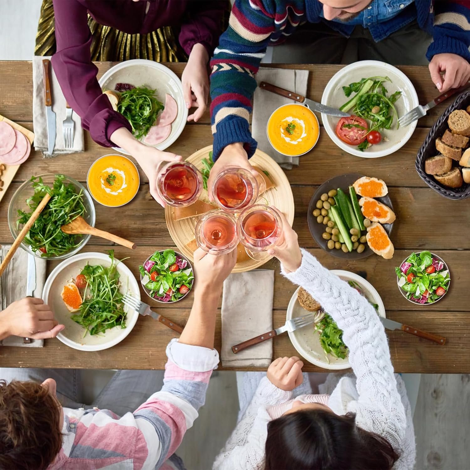 Wholesale 100 Pack 10 OZ Clear Premium Disposable Plastic Bowls for Soup Salad Dessert Parties Weddings Catering Events Factory