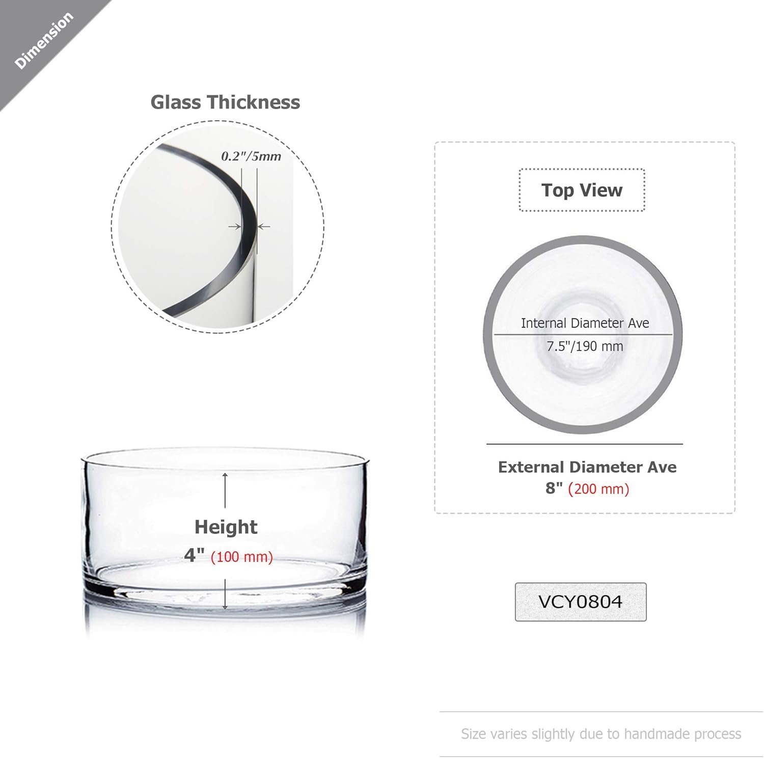 Wholesale Cylinder Vase 8