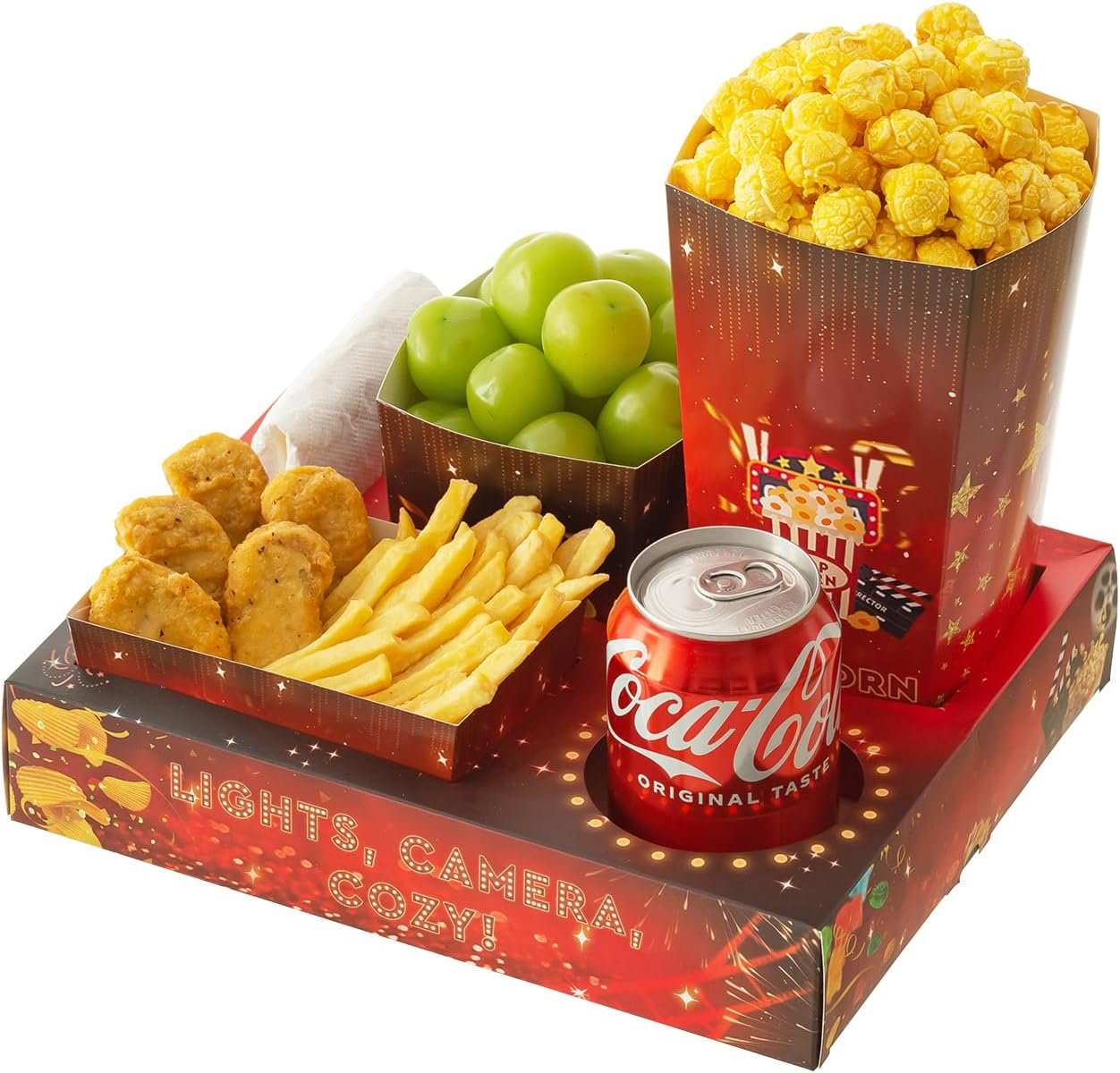 Wholesale Movie Night Snack Trays 100pcs Including 20 Trays 20 Popcorn Boxes 20 Salad Bowls 20 Nacho Bowls 20 Party Invitations Outdoor Supplies for Nacho Bar Factory Wholesale Movie Night Snack Trays 100pcs Including 20 Trays 20 Popcorn Boxes 20 Salad Bowls 20 Nacho Bowls 20 Party Invitations Outdoor Supplies for Nacho Bar Factory