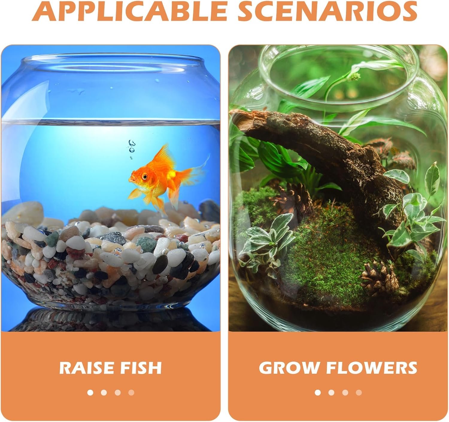 Wholesale 18cm Clear Plastic Round Fish Bowls Aquarium Vase Pots for Wedding Party Events Christmas Holidays Home Decor Factory Wholesale 18cm Clear Plastic Round Fish Bowls Aquarium Vase Pots for Wedding Party Events Christmas Holidays Home Decor Factory