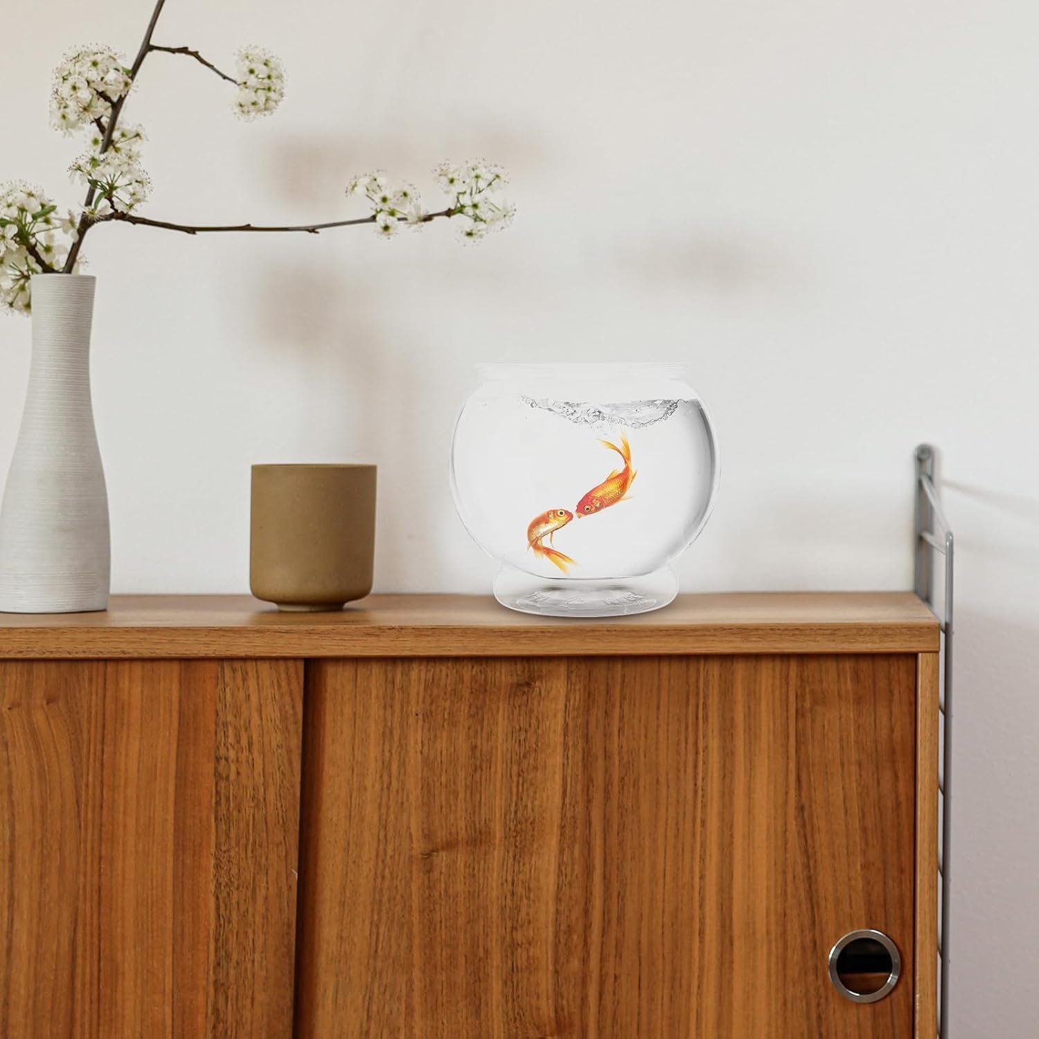 Wholesale 18cm Clear Plastic Round Fish Bowls Aquarium Vase Pots for Wedding Party Events Christmas Holidays Home Decor Factory Wholesale 18cm Clear Plastic Round Fish Bowls Aquarium Vase Pots for Wedding Party Events Christmas Holidays Home Decor Factory