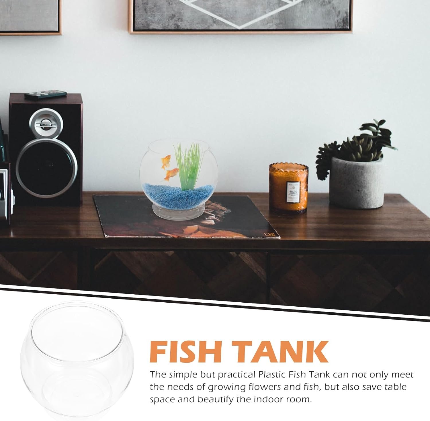 Wholesale 18cm Clear Plastic Round Fish Bowls Aquarium Vase Pots for Wedding Party Events Christmas Holidays Home Decor Factory Wholesale 18cm Clear Plastic Round Fish Bowls Aquarium Vase Pots for Wedding Party Events Christmas Holidays Home Decor Factory