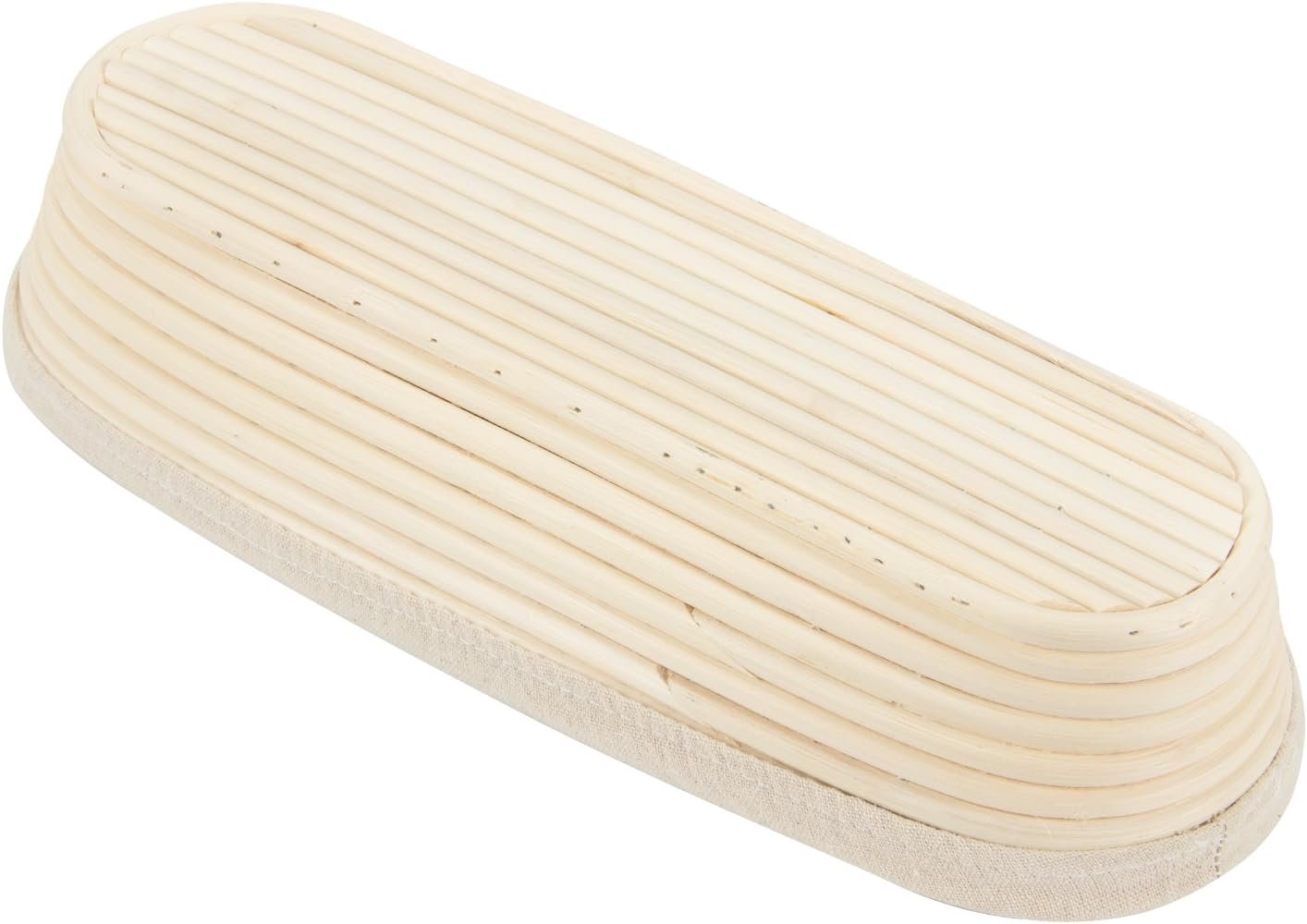 OEM 13 Inch Banneton Bread Proofing Basket Sourdough Loaf Brotform Oval Dough Rising Bowl with Liner for Homemade Baking Supplies Gifts Factory