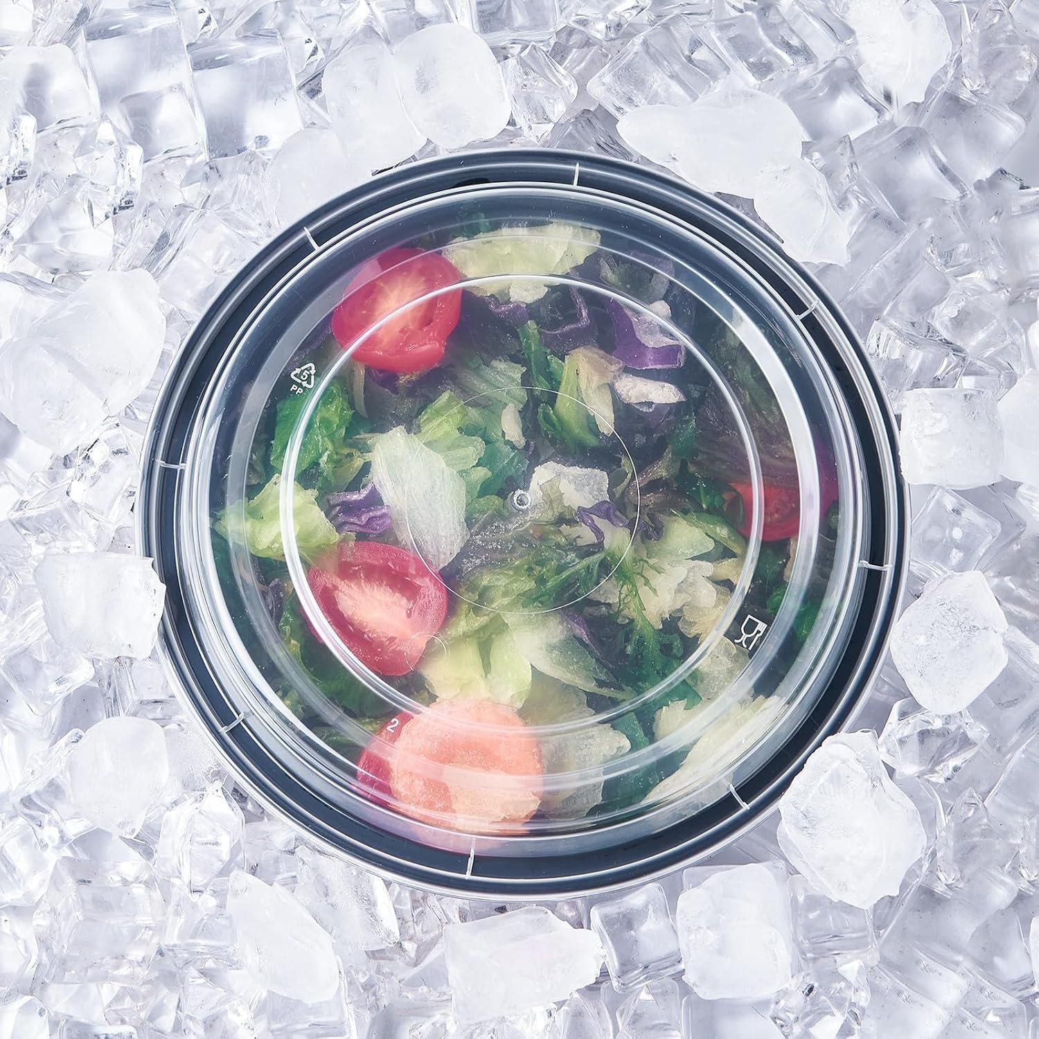 Wholesale 24 oz 50 ct Round Meal Prep Food Storage Containers with Lids Plastic Lunch Boxes Disposable Take Out Bowls Black BPA Free Reusable Durable Stackable Microwave Freezer Dishwasher Safe Factory