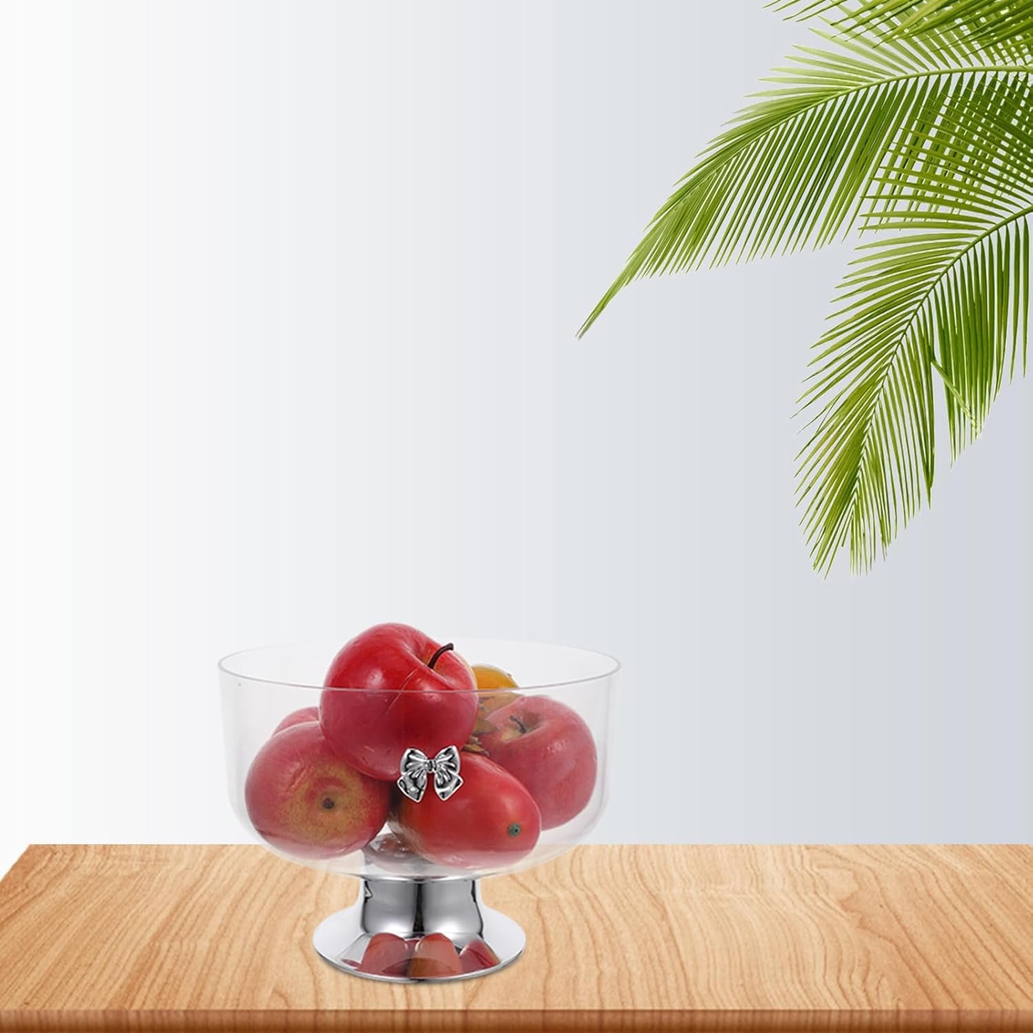 Wholesale Transparent Tall Acrylic Footed Trifle Dessert Bowl Stable Base Fruit Snacks Kitchen Display Party Decor Holiday Favor Factory