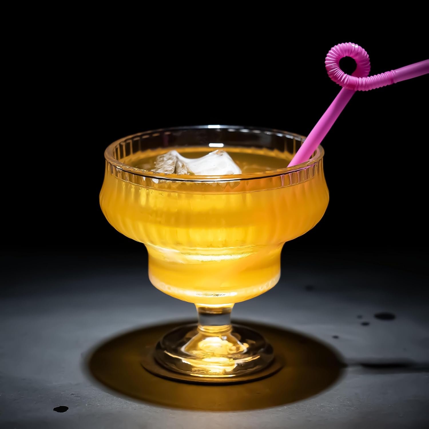 OEM 10 OZ Glass Dessert Bowls and Spoons Set 12 Pieces Crystal Ice Cream Sundae Parfait Glasses for Salad Snacks Candy Fruit Milkshakes Sherbet Trifle Footed Decorative Shrimp Cocktail Cups Factory